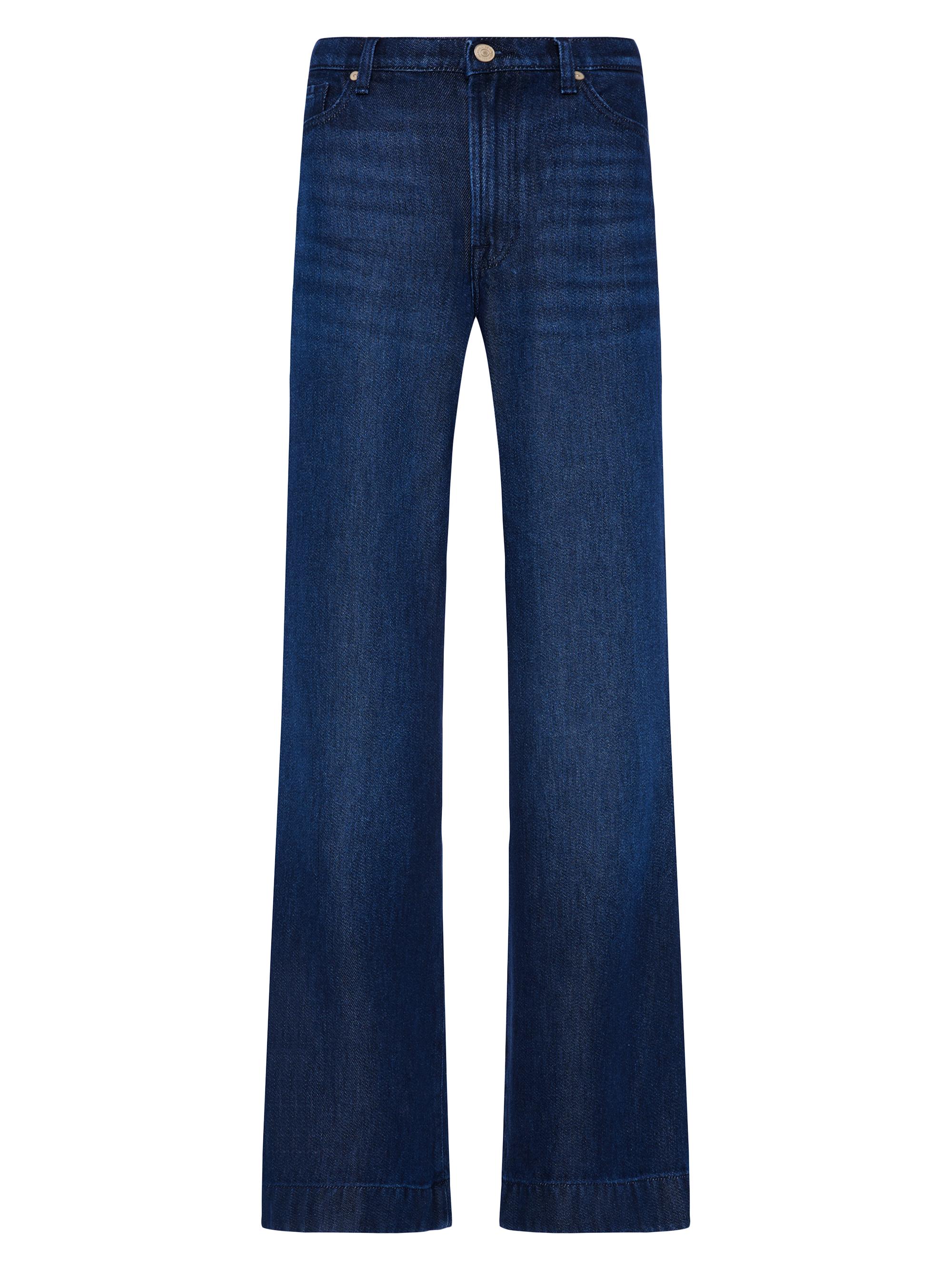 7 For All Mankind Women's Modern Dojo Wide-Leg Jeans - Stormy