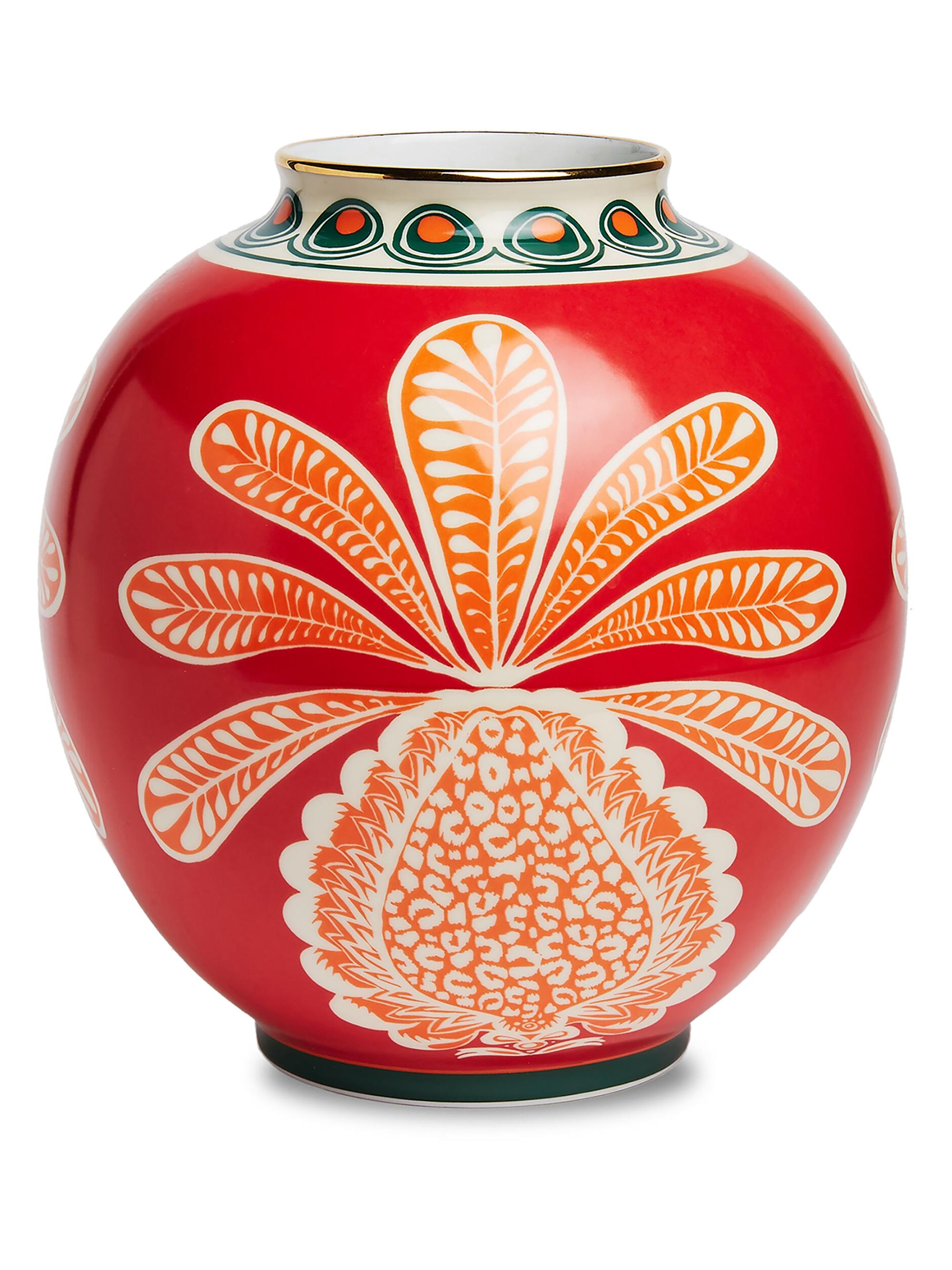 La DoubleJ Bubble Vase - Big Pineapple Bordeaux