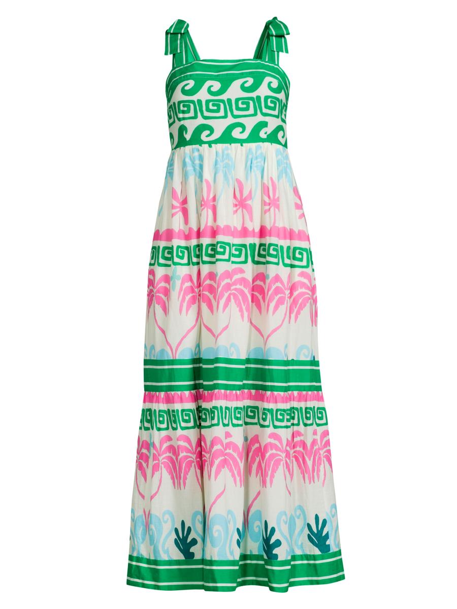 Beach Riot Cami Palm Tree Sleeveless Maxi Dress | Saks Fifth Avenue