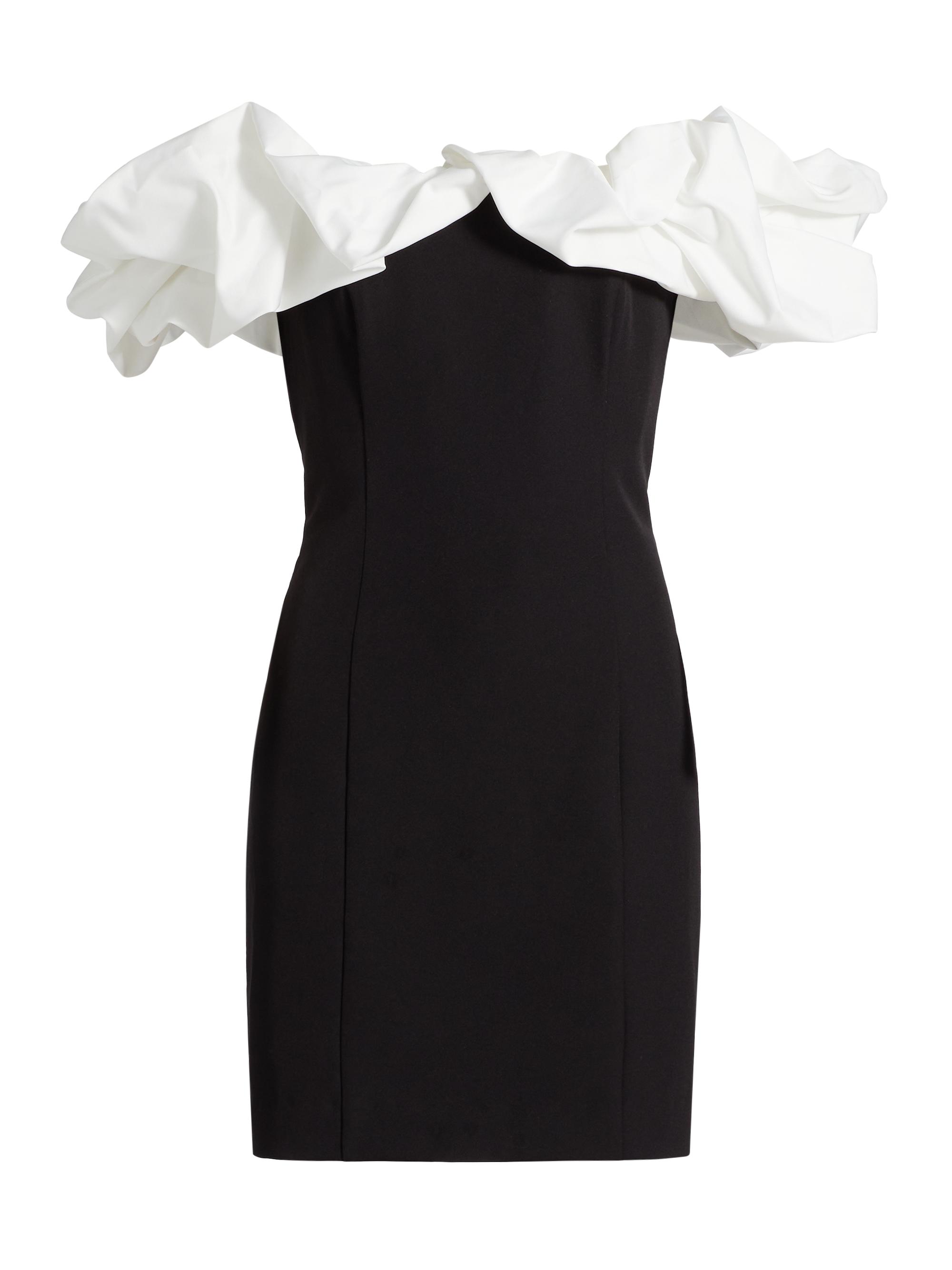 As It May Women's Rosalie Ruffle Minidress - Black