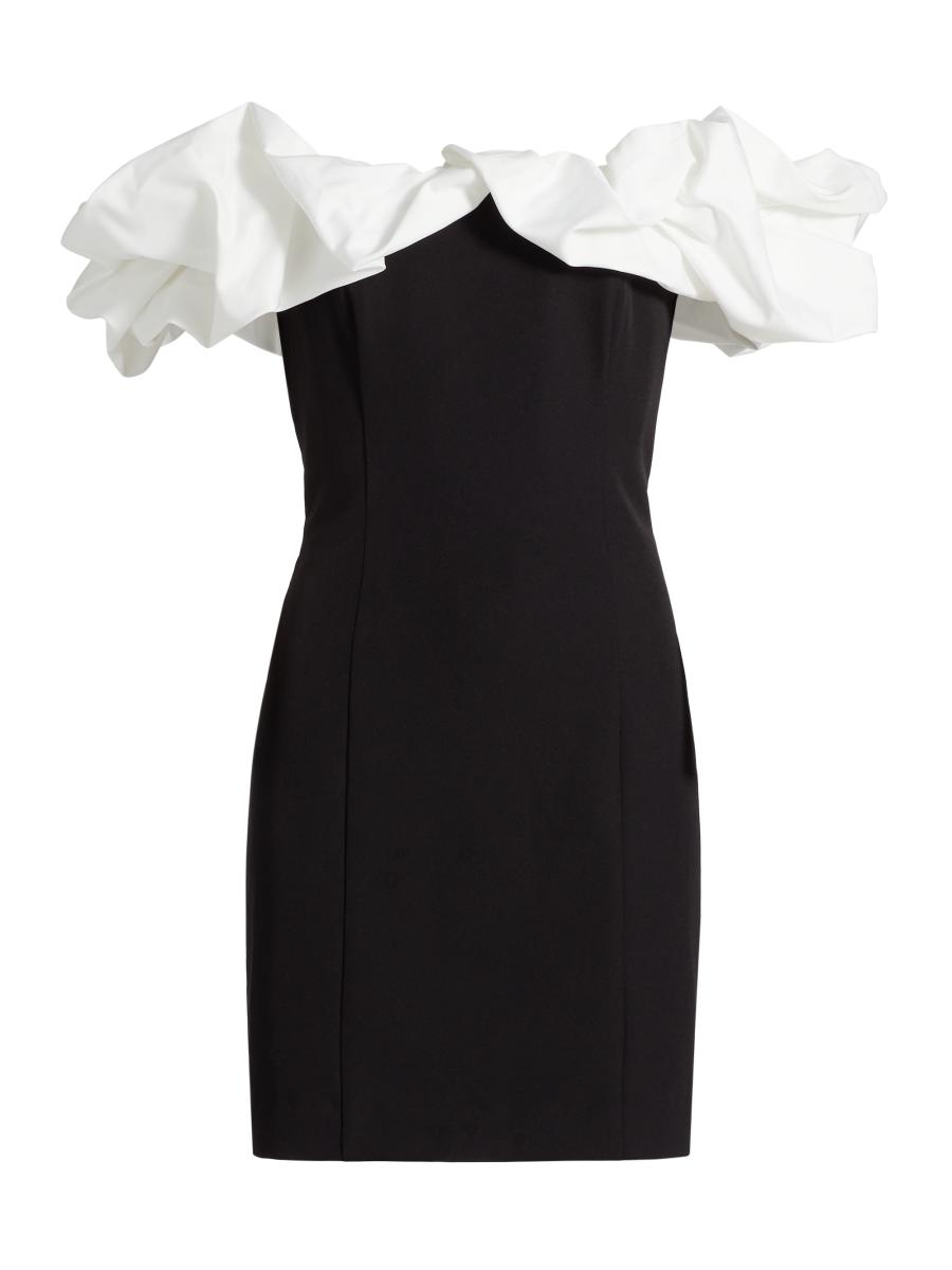 As It May Women's Rosalie Ruffle Minidress In White