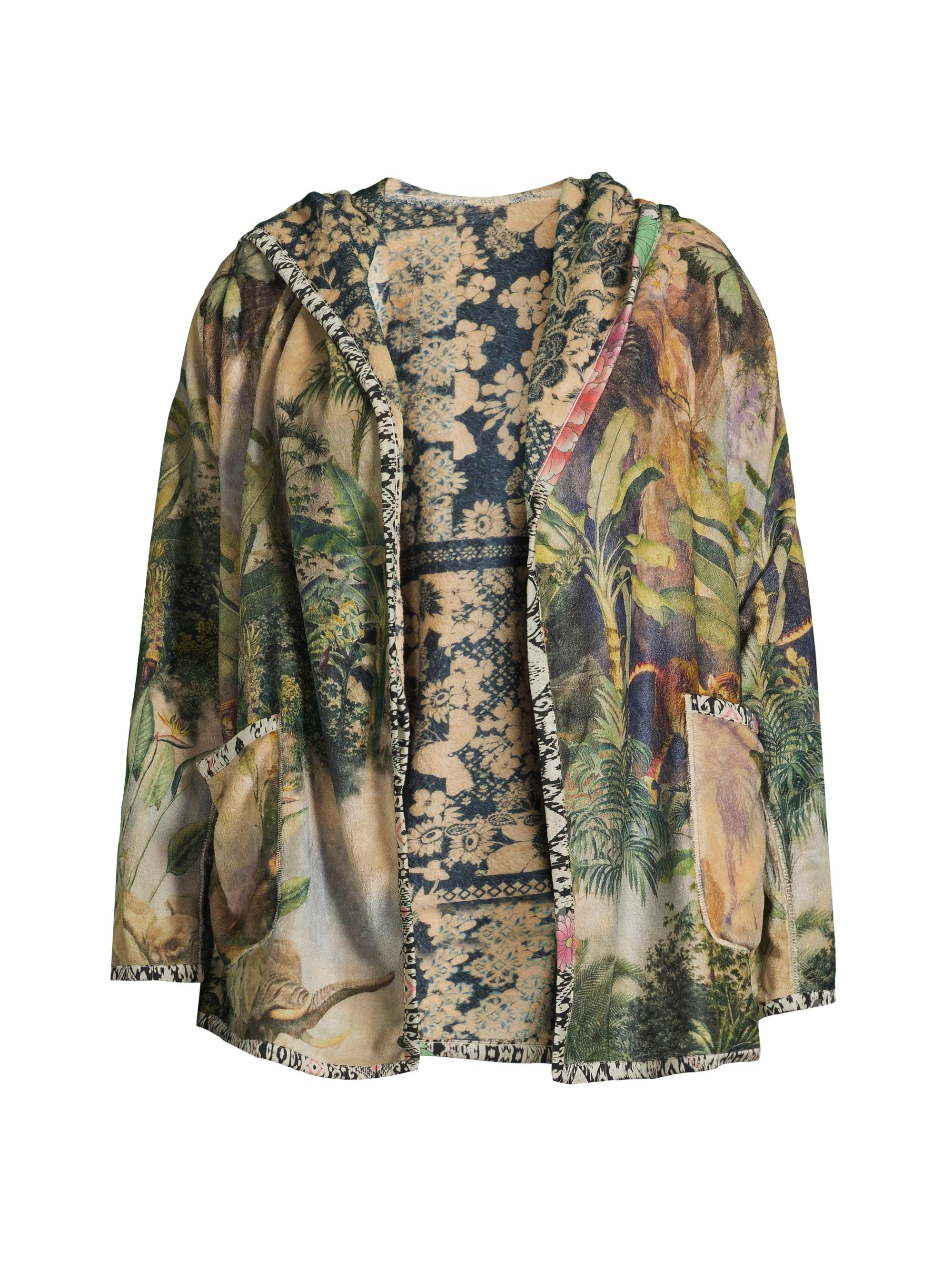Johnny Was Women's Joan Reversible Jacket - Rawi Scarf Print