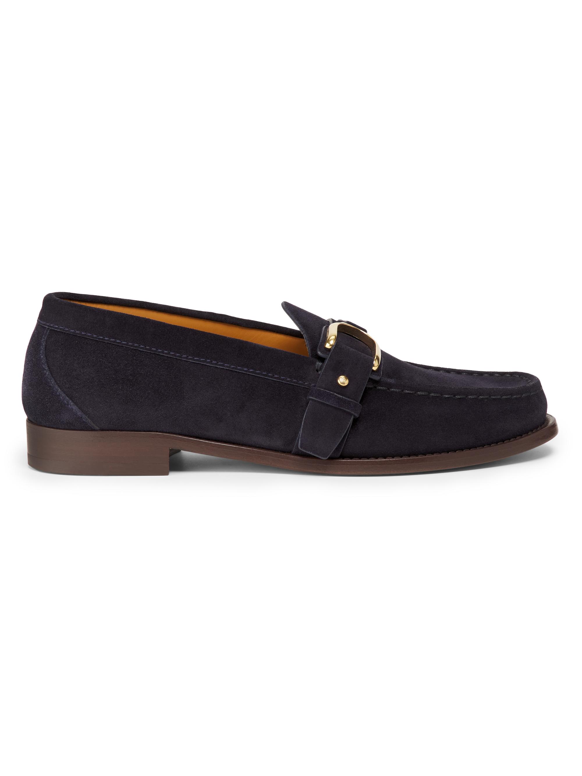 Ralph Lauren Purple Label Men's Perrin Suede Loafers - Navy