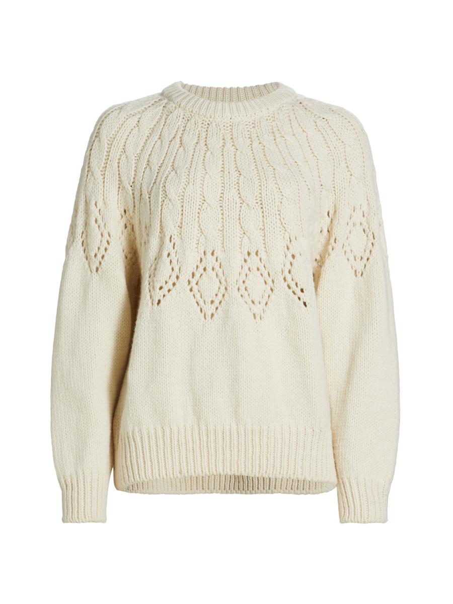 A.L.C. Montie Merino Wool Crewneck Sweater | Saks Fifth Avenue