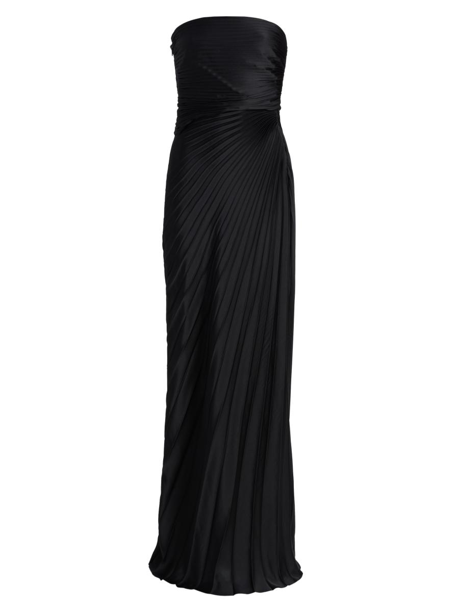 chinese dress ladies Bianca Strapless Pleated Maxi Dress main image 0