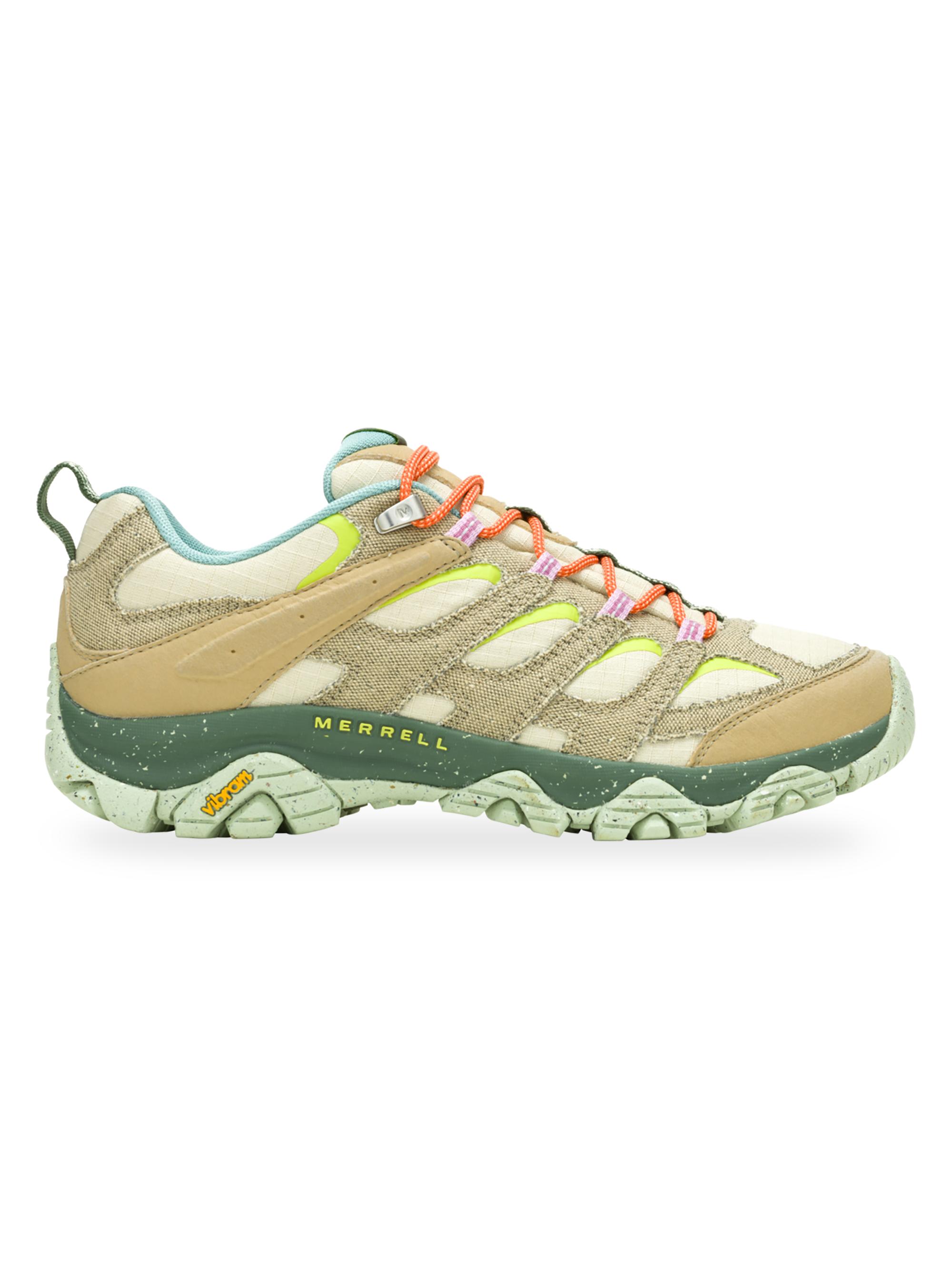 Merrell Men's Moab 3 Faux-Leather Sneakers - Cream Viridian