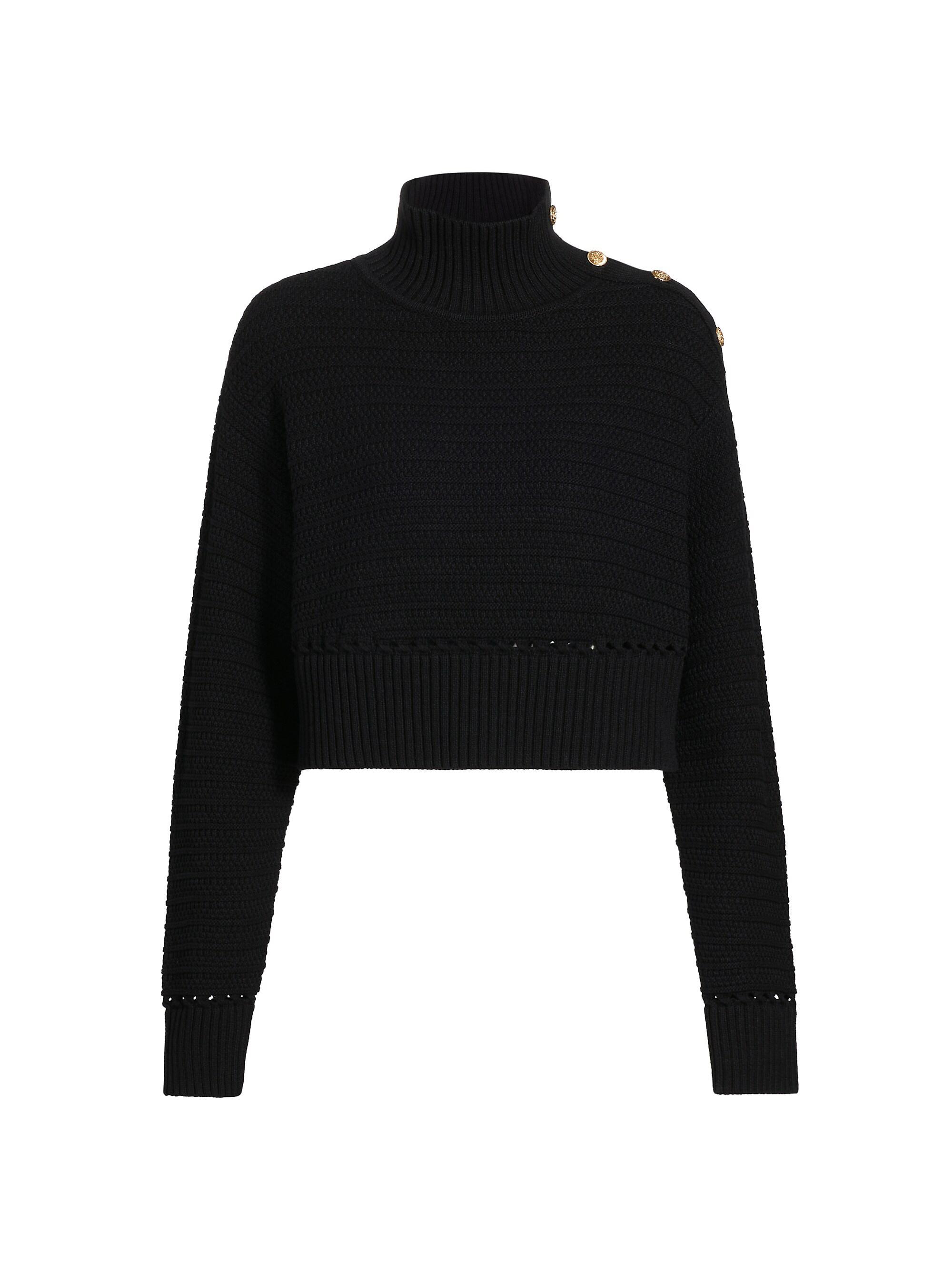 L'AGENCE Brixie One-Shoulder Turtleneck Sweater | Saks Fifth Avenue