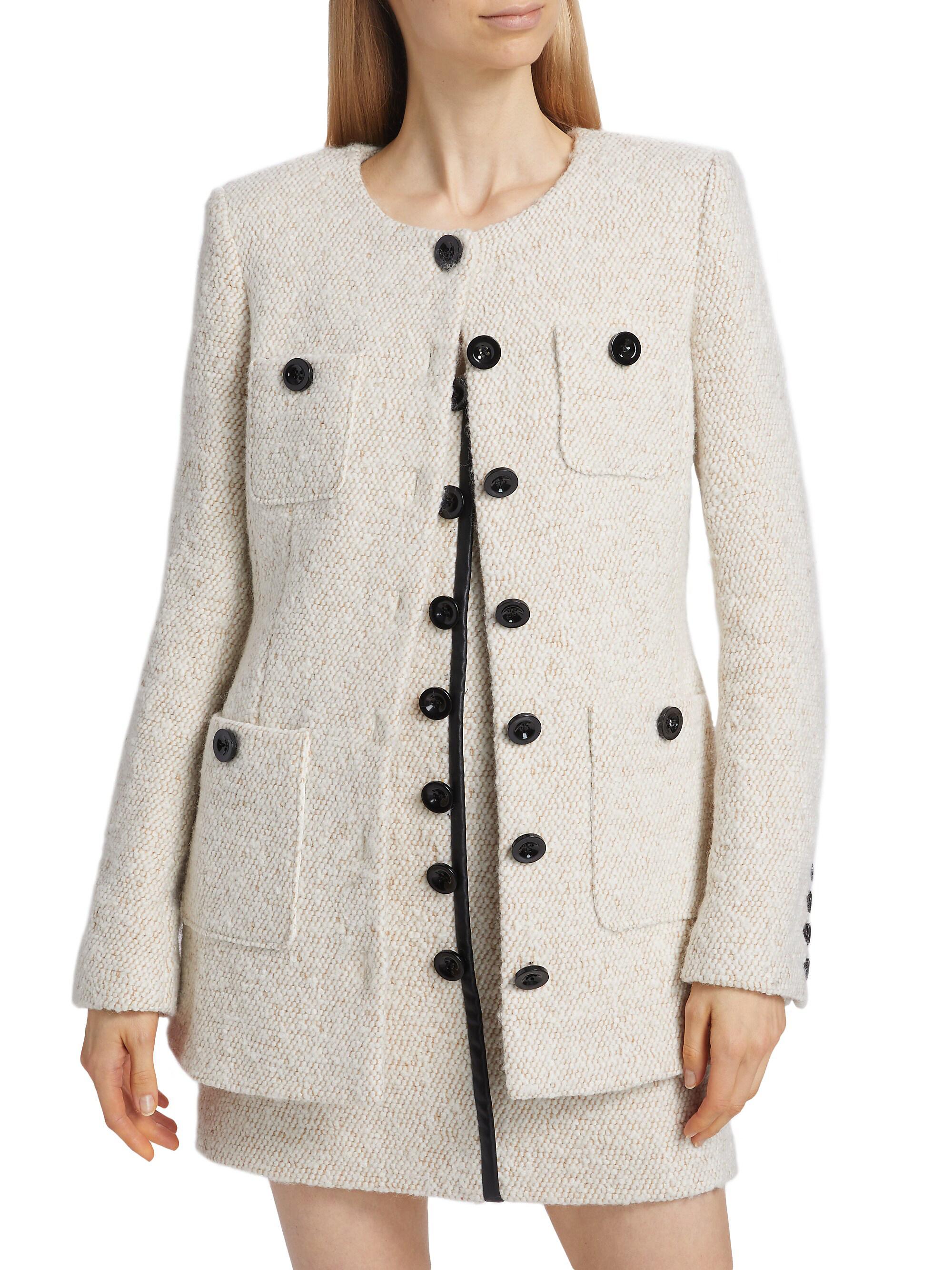 Toccin Lea Tweed Single-Breasted Jacket | Saks Fifth Avenue