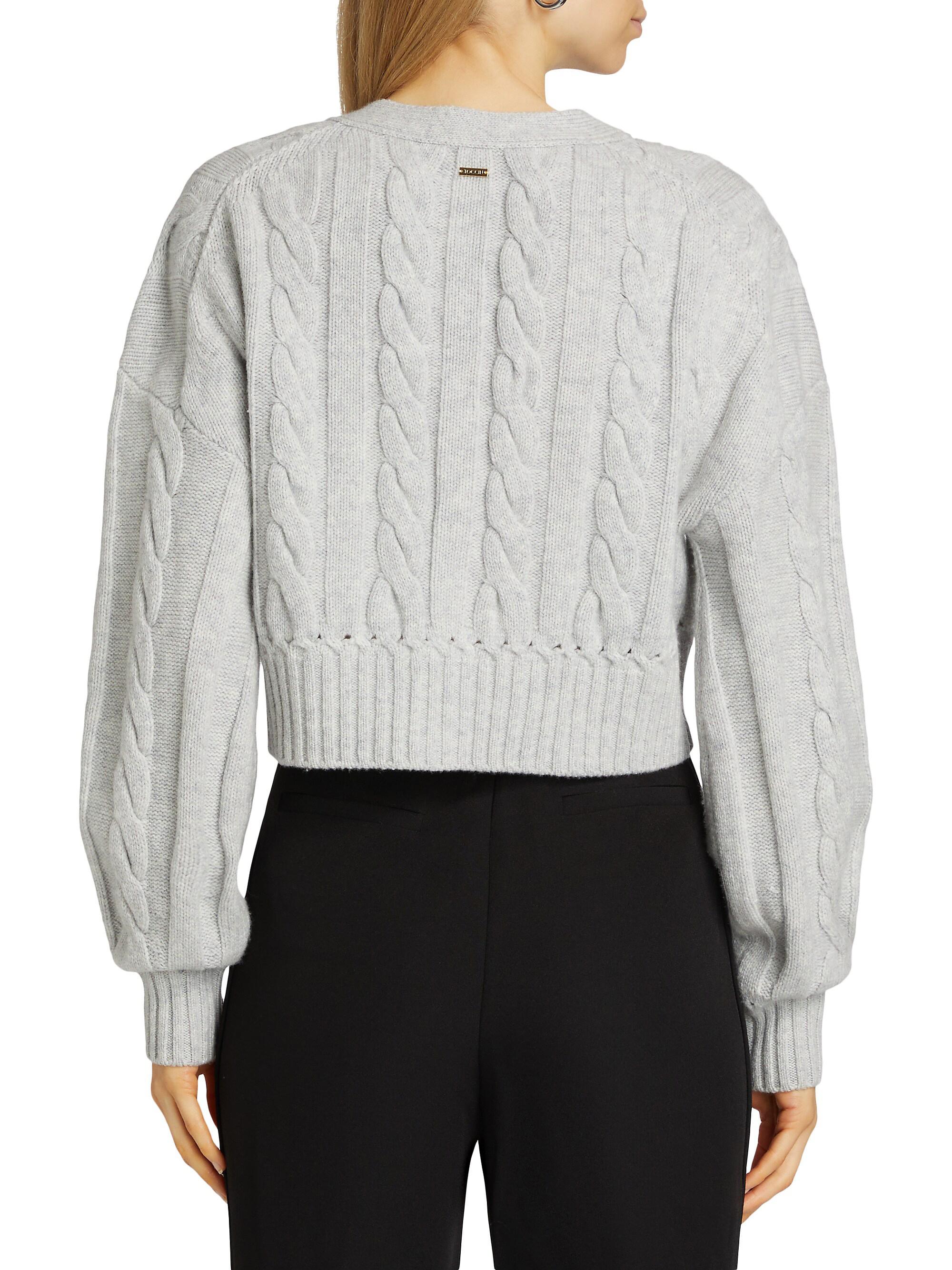 Toccin Lucie Wool-Cashmere Cable-Knit Cardigan | Saks Fifth Avenue