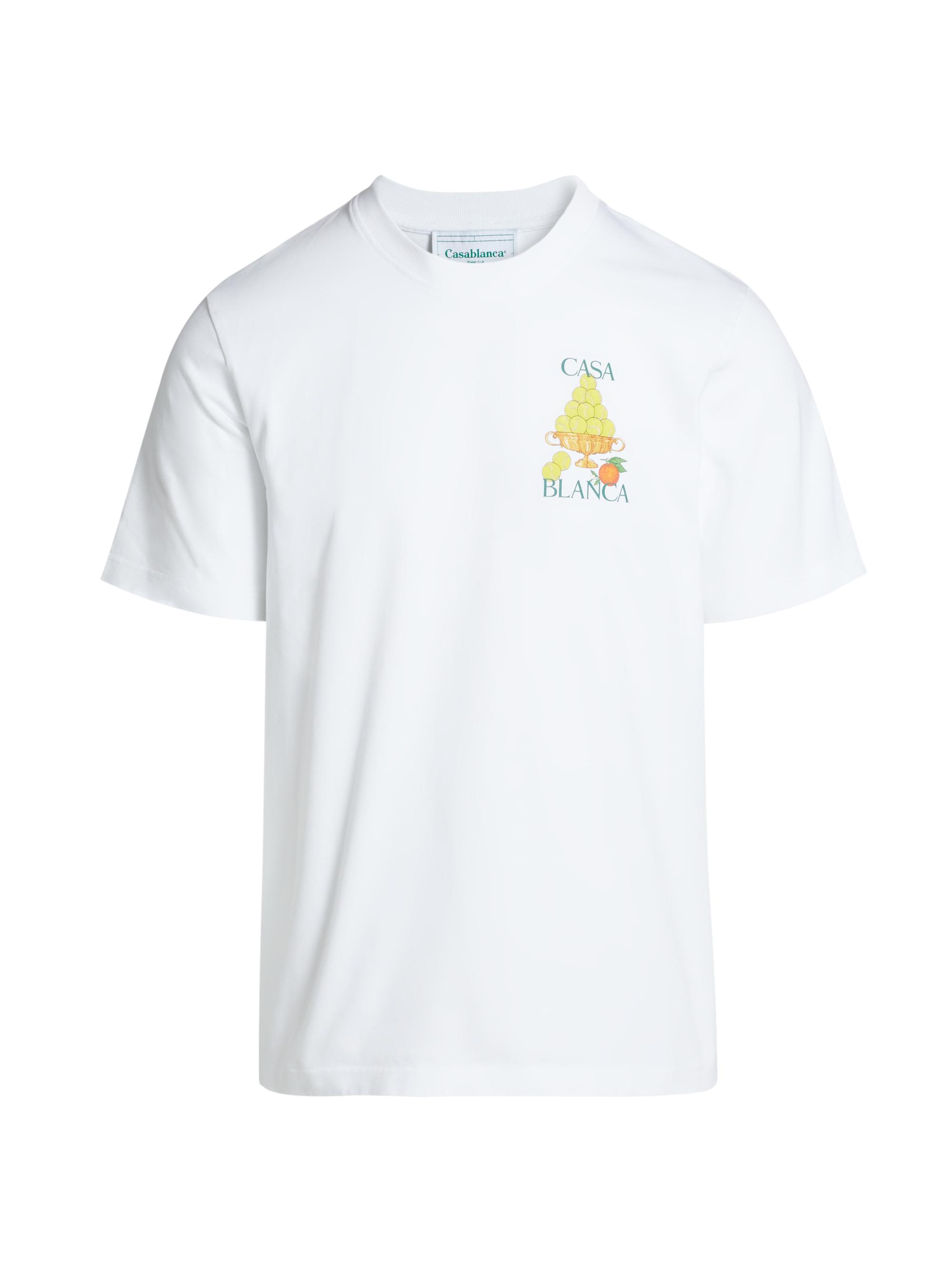 Casablanca Men's L'Artiste Printed Crewneck T-Shirt - Le Triomphe De Tennis