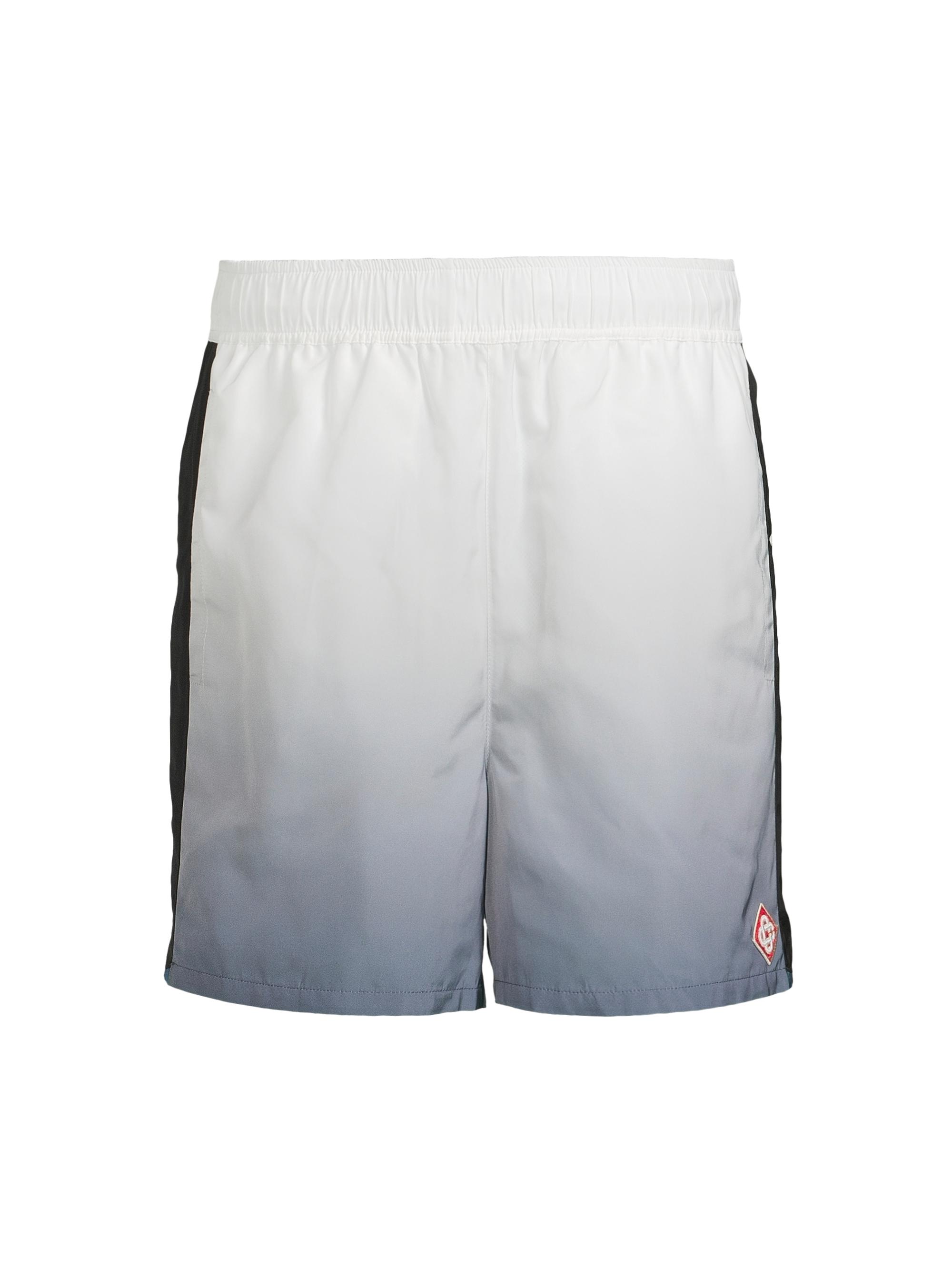 Casablanca Men's Gradient Logo Shorts - Silver Gradient