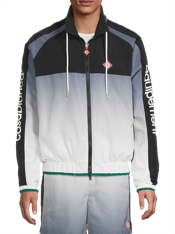 Shop Casablanca Ombré Track Windbreaker Jacket | Saks Fifth Shop Casablanca Ombré Track Windbreaker Jacket | Saks Fifth