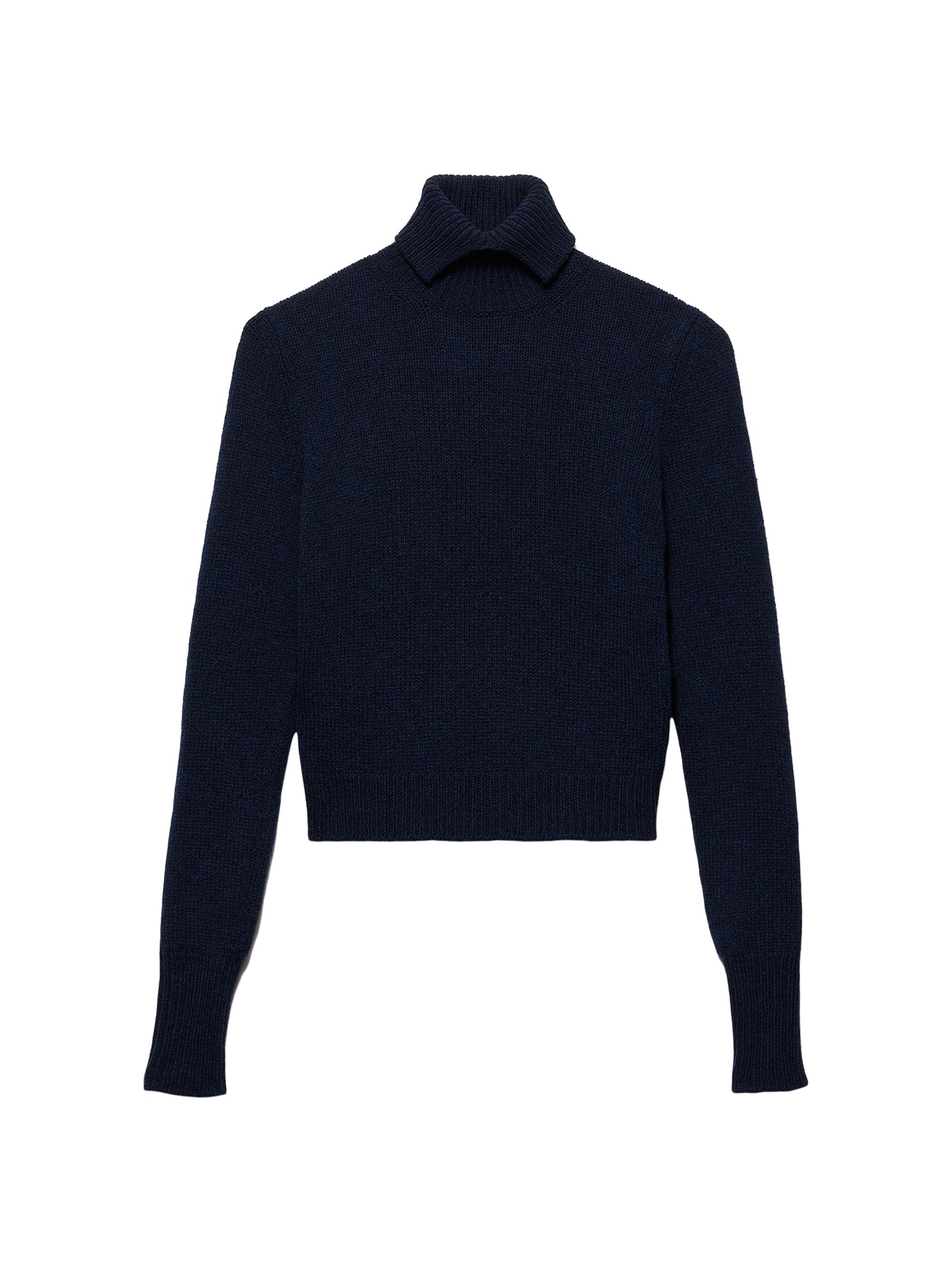 Prada Women's Cashmere Turtleneck Sweater - Blue