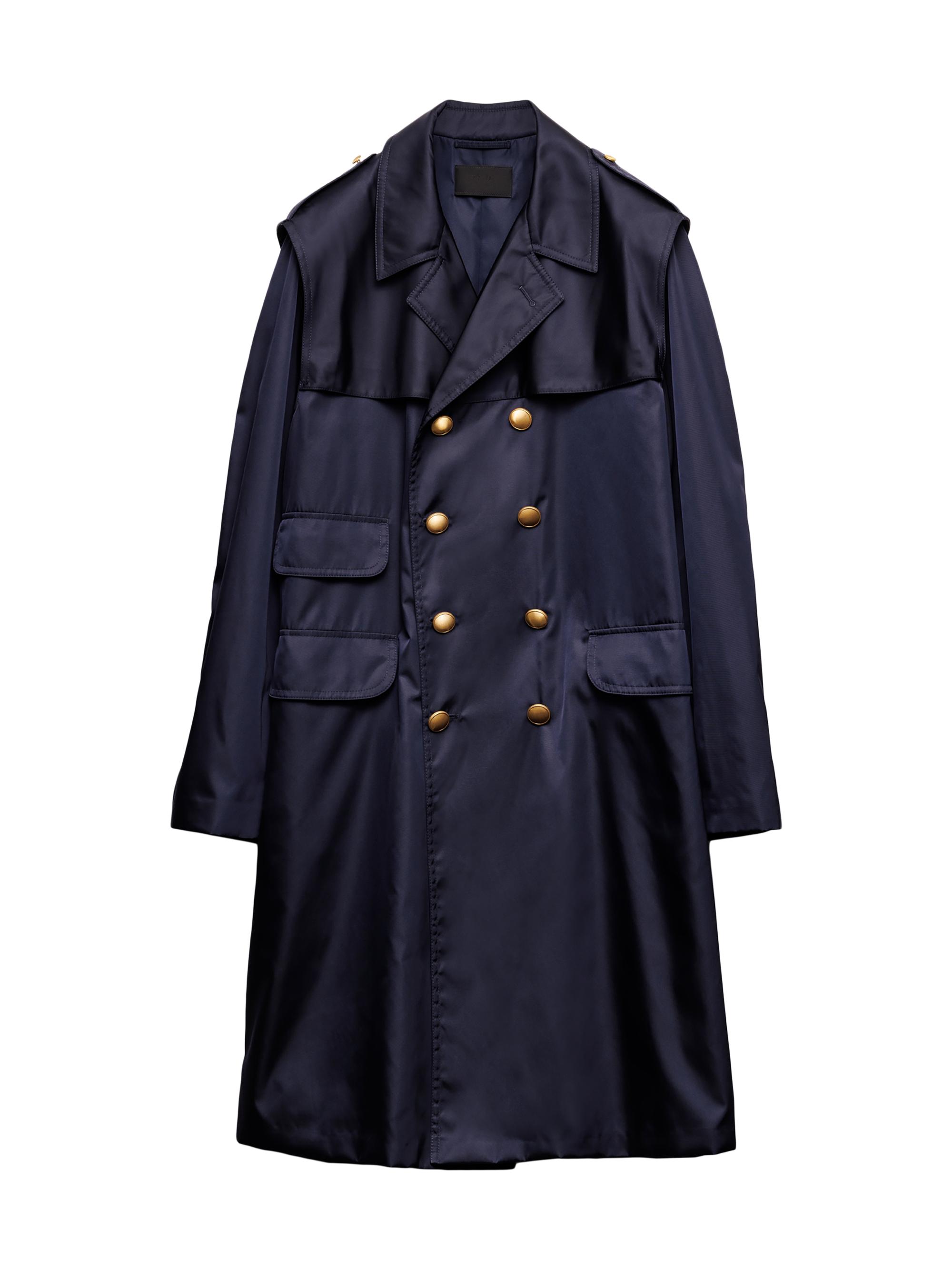 Prada Men's Re-Nylon Raincoat - Blue