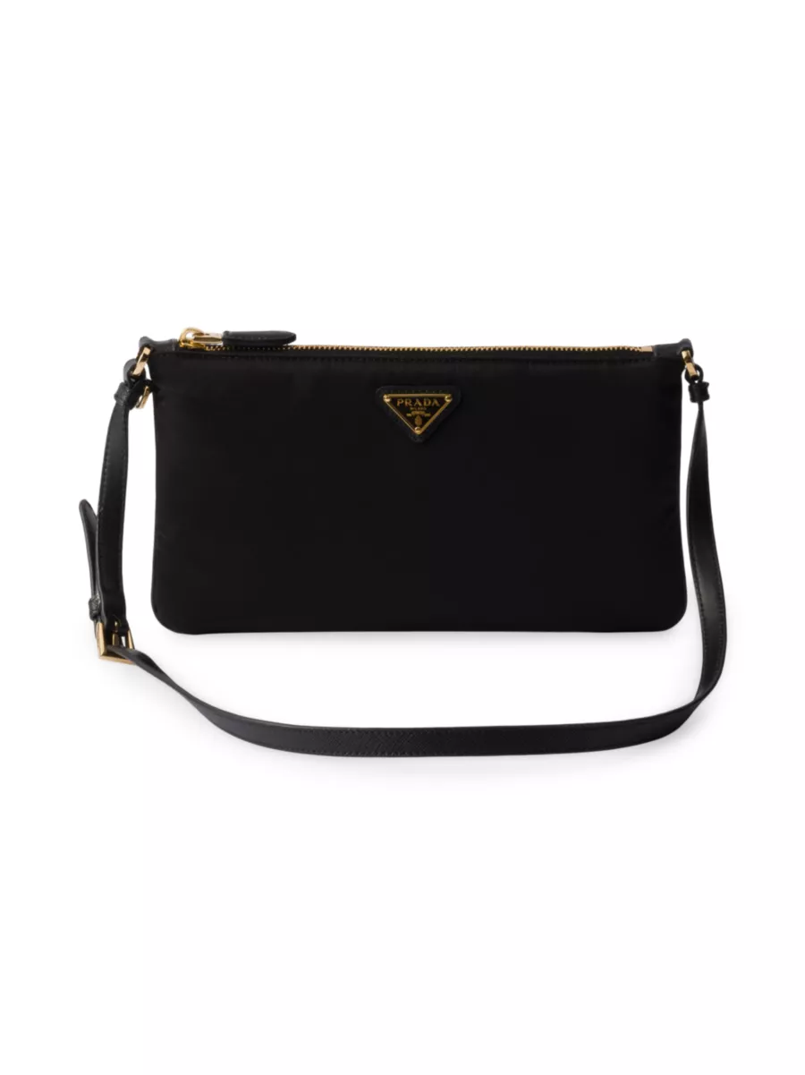 Shop Prada Re-Nylon Pouch | Saks Fifth Avenue Shop Prada Re-Nylon Pouch | Saks Fifth Avenue