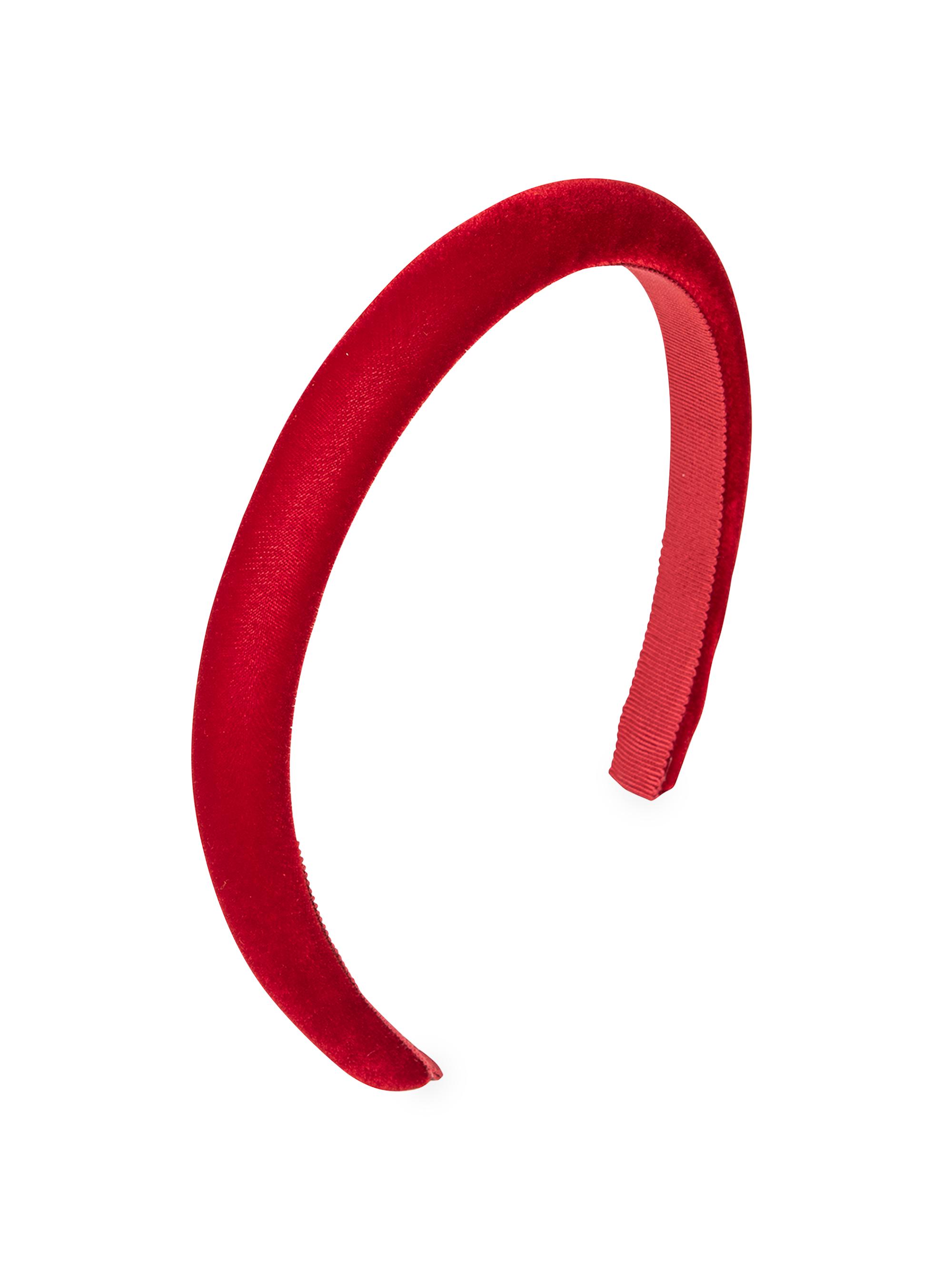 Jennifer Behr Women's Core Tiana Velvet Headband - Red