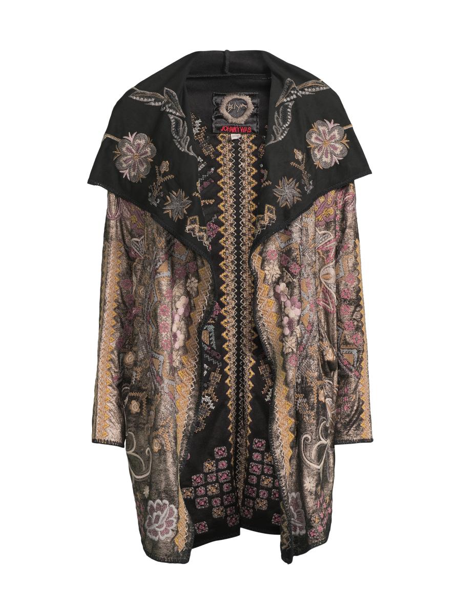 Johnny Was Plus Agatha Metallic Short Hoodie | Saks Fifth Avenue