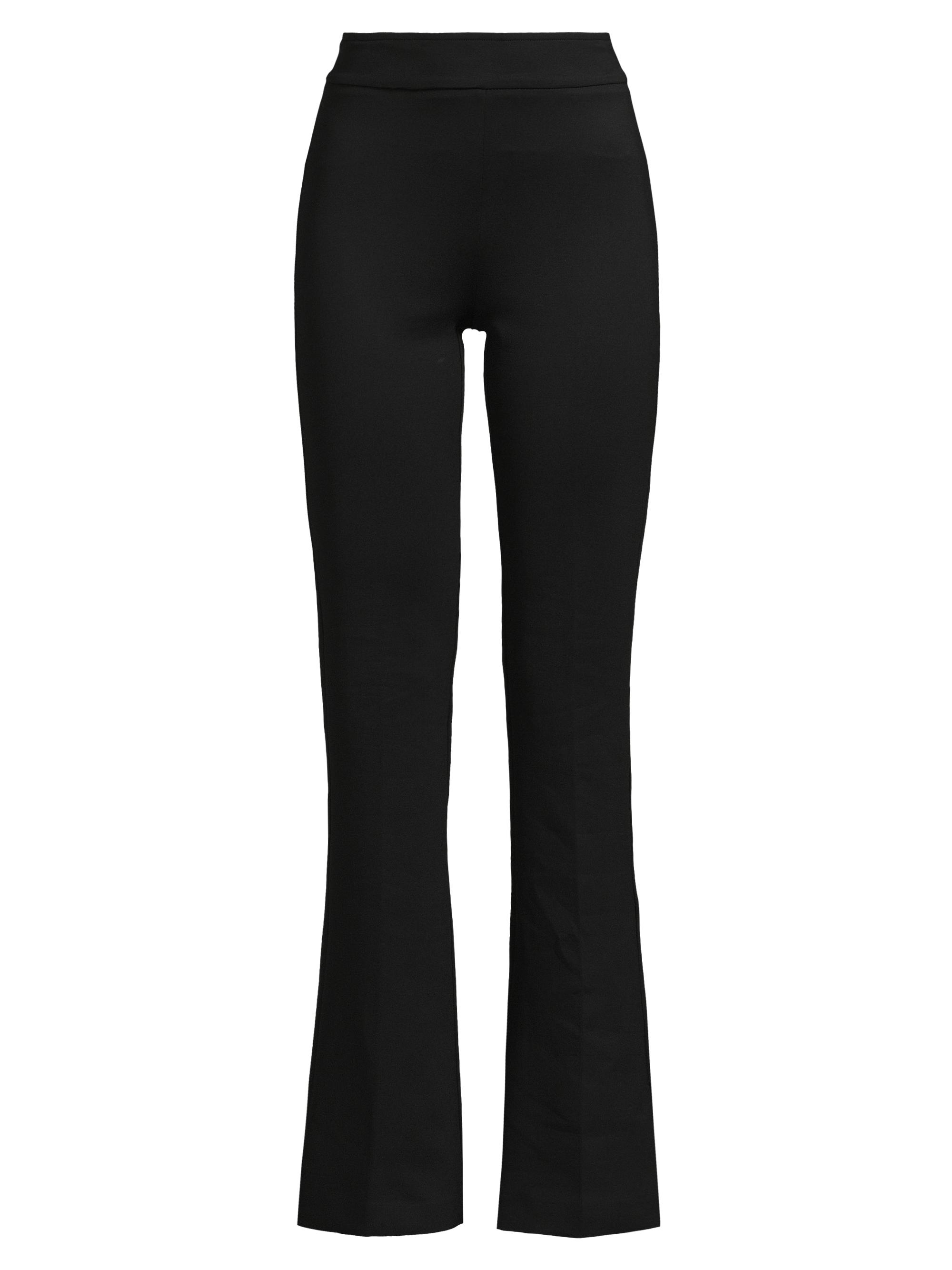 Avenue Montaigne Women's Freedom Stretch Flared Pants - Black