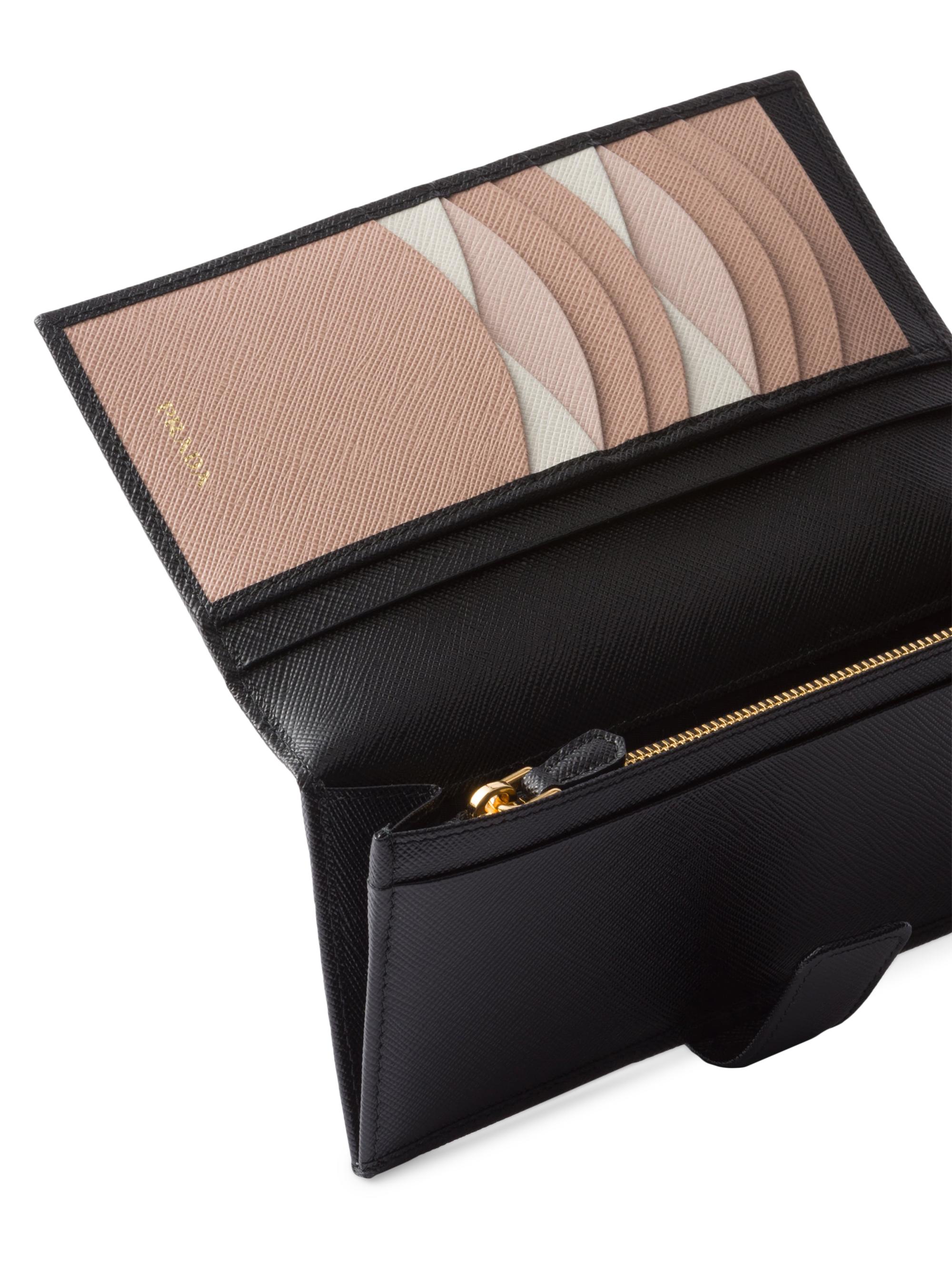 Prada Large Saffiano Leather Wallet | Saks Fifth Avenue