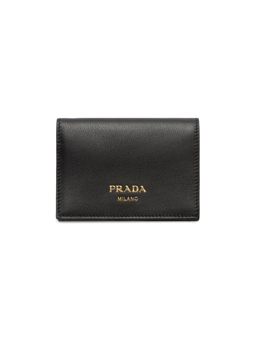 Prada Small Leather Wallet | Saks Fifth Avenue