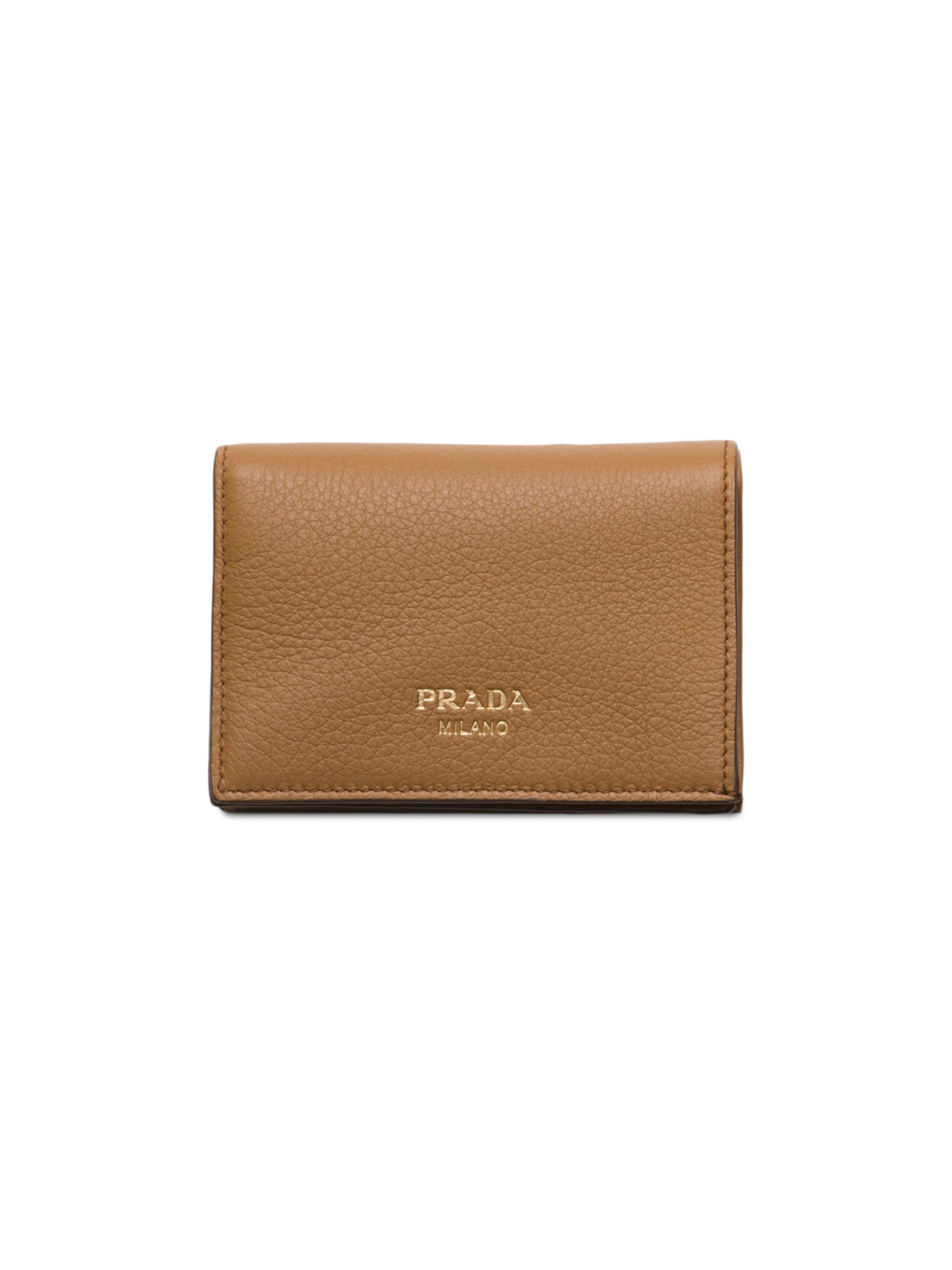 Prada Women's  Leather Wallet - Brown