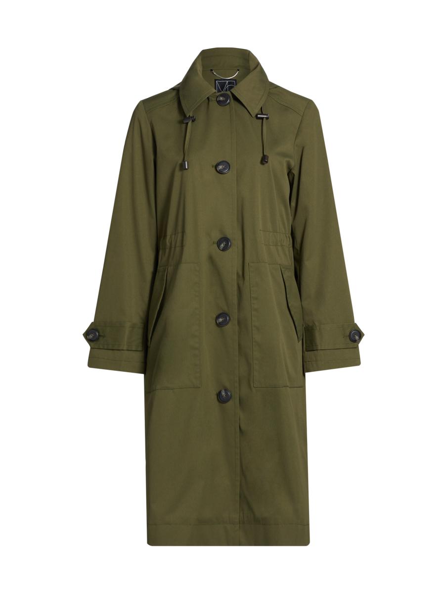 Mercer Collective Women's Melissa Trench Coat In Green