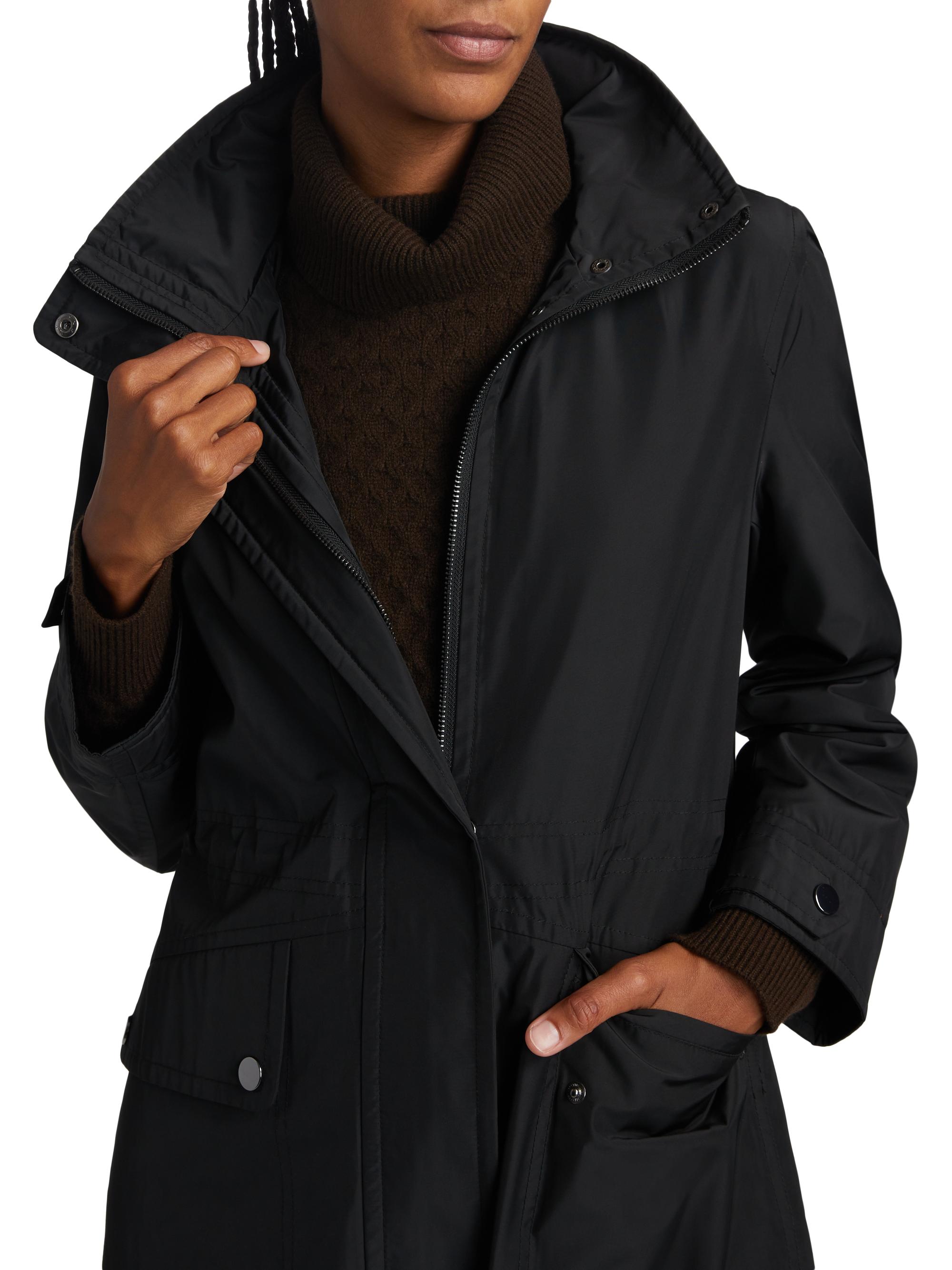 Mercer Collective Heather Stand Collar Raincoat | Saks Fifth Avenue
