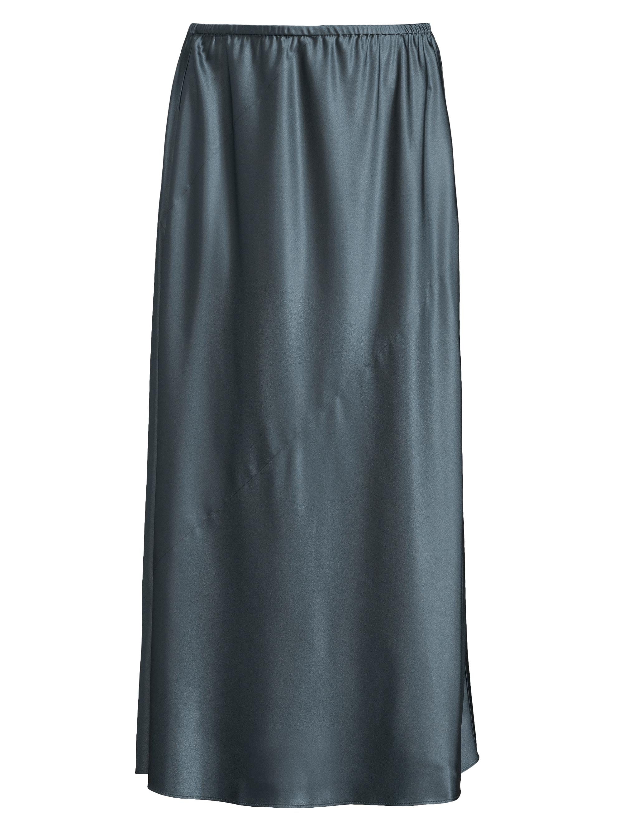 Eileen Fisher Women's Bias Stretch Silk Midi-Skirt - Eucalyptus