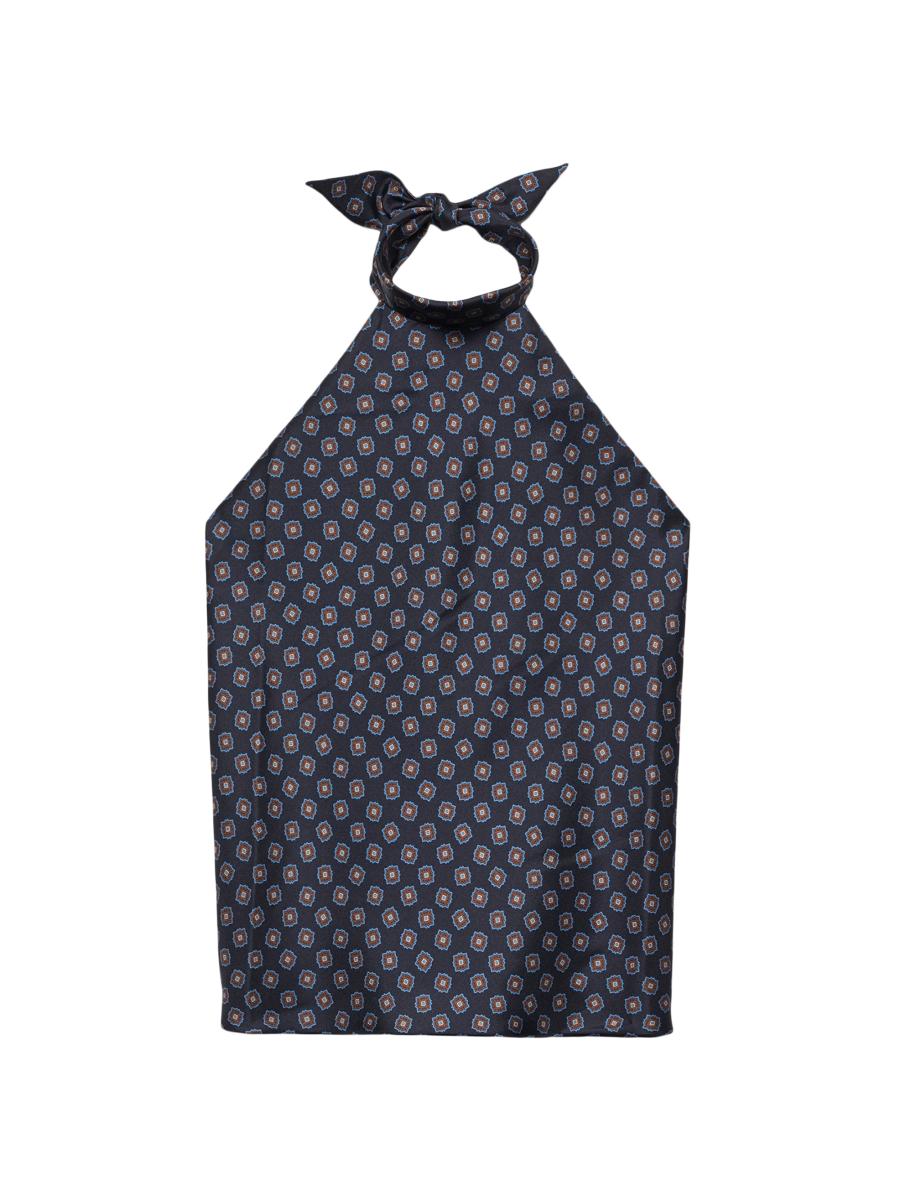 Shop Prada Printed Silk Twill Halter Top | Saks Fifth Avenue