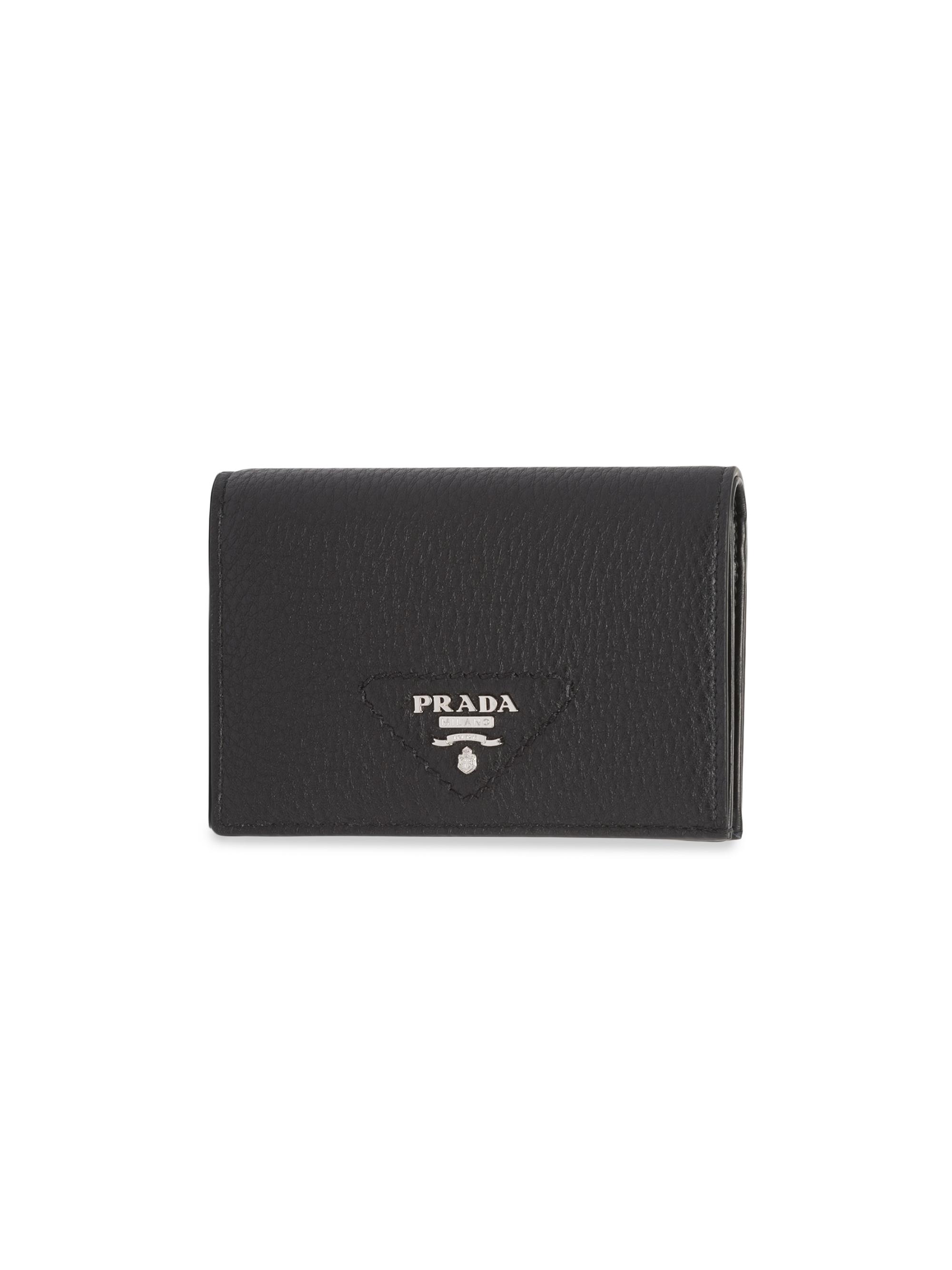 Prada Women's  Leather Wallet - Black