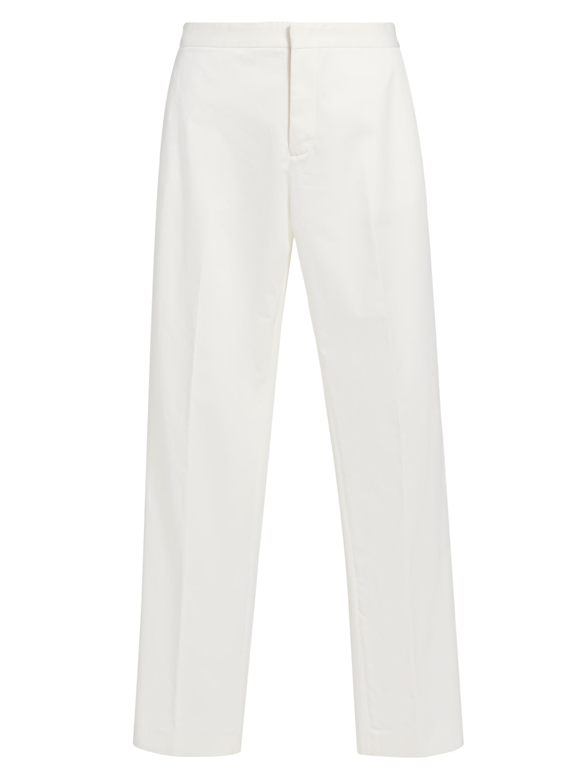 Fabiana Filippi Women's Cotton Gabardine Regular-Fit Trousers - Bianco