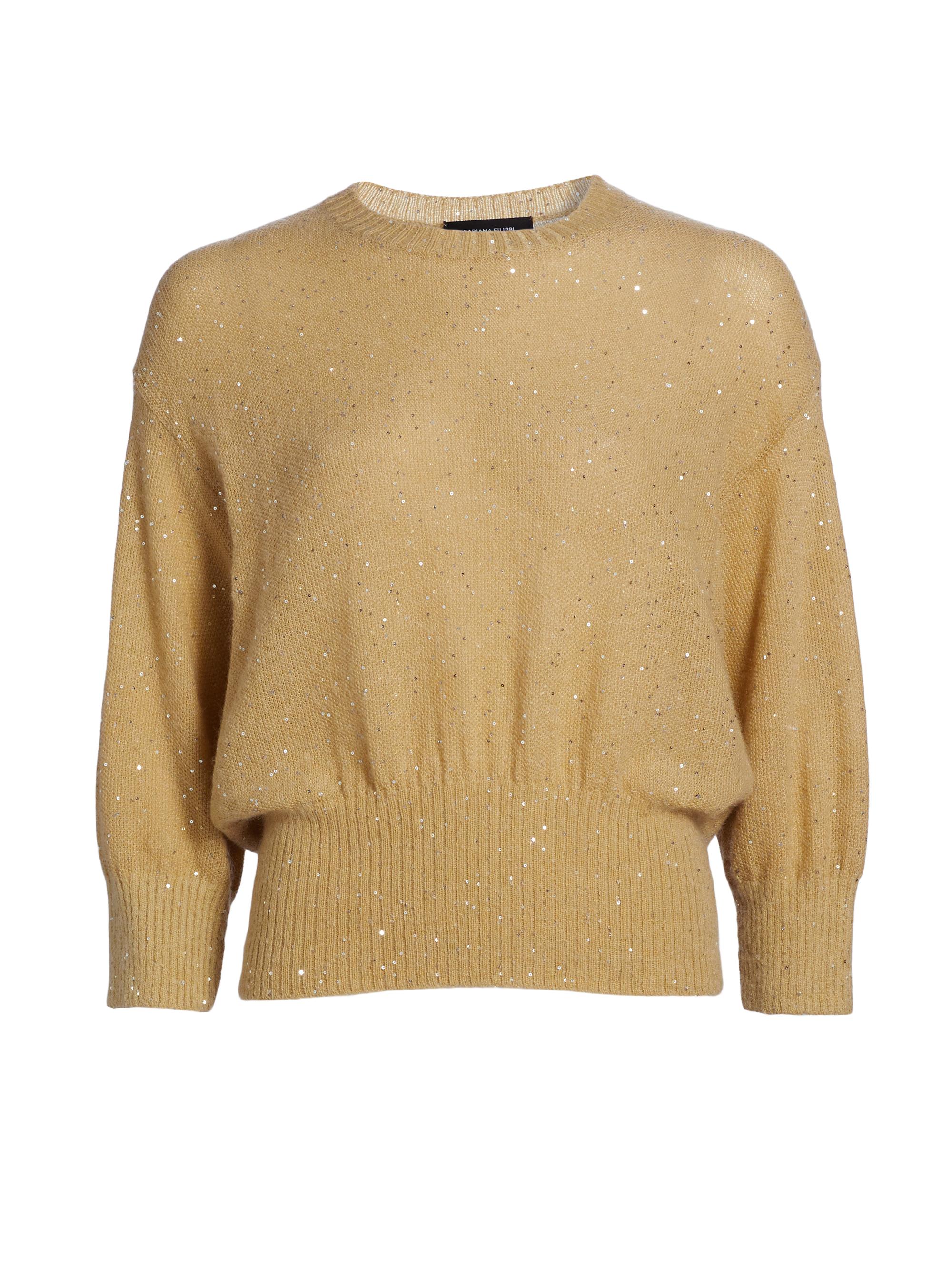 Fabiana Filippi Women's Sequined Mohair-Blend Sweater - Oro