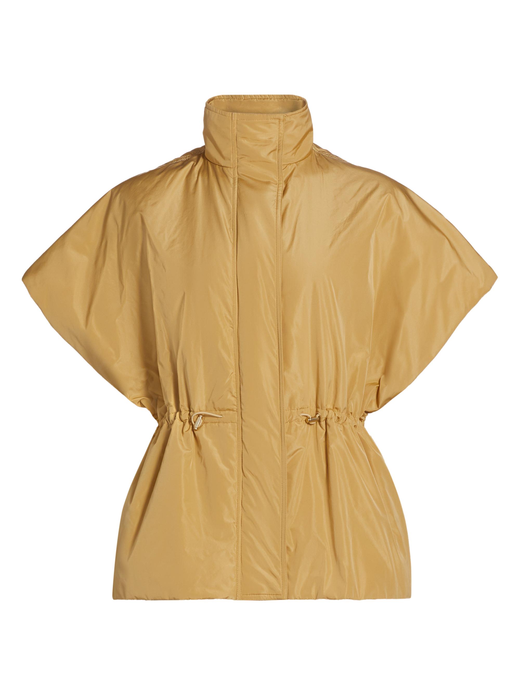Fabiana Filippi Women's Taffeta Padded Drawcord Cape - Oro