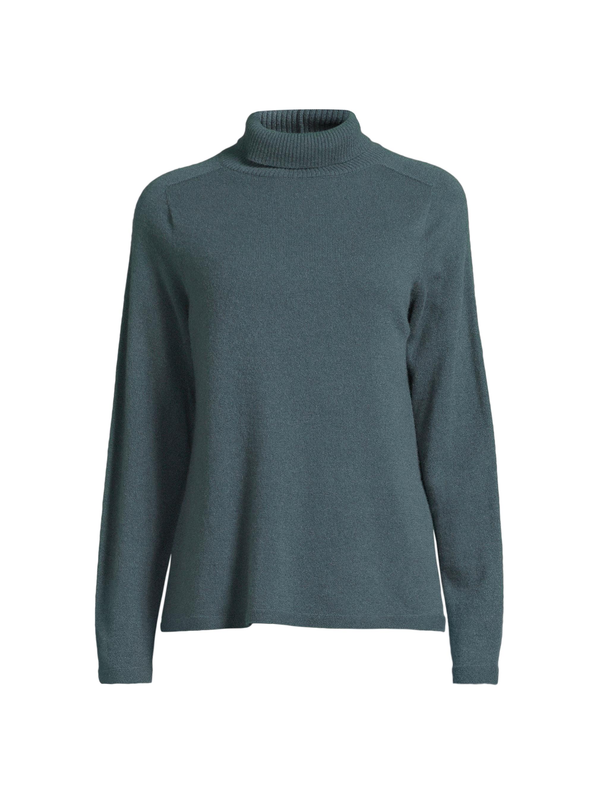 Eileen Fisher Women's Turtleneck Cashmere Sweater - Eucalyptus
