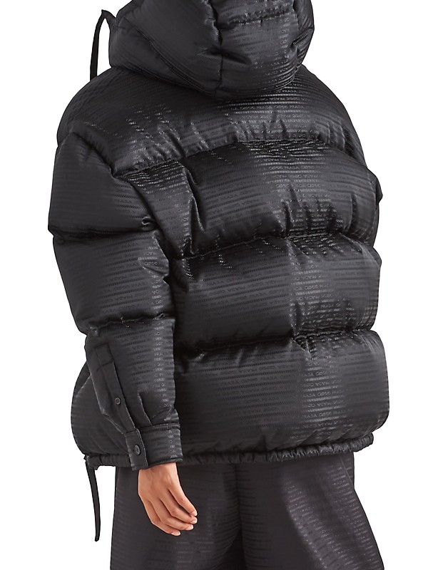 Shop Prada Re-Nylon Hooded Down Jacket | Saks Fifth Avenue Shop Prada Re-Nylon Hooded Down Jacket | Saks Fifth Avenue