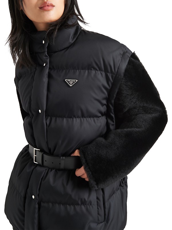 Shop Prada Re-Nylon Down Jacket | Saks Fifth Avenue Shop Prada Re-Nylon Down Jacket | Saks Fifth Avenue