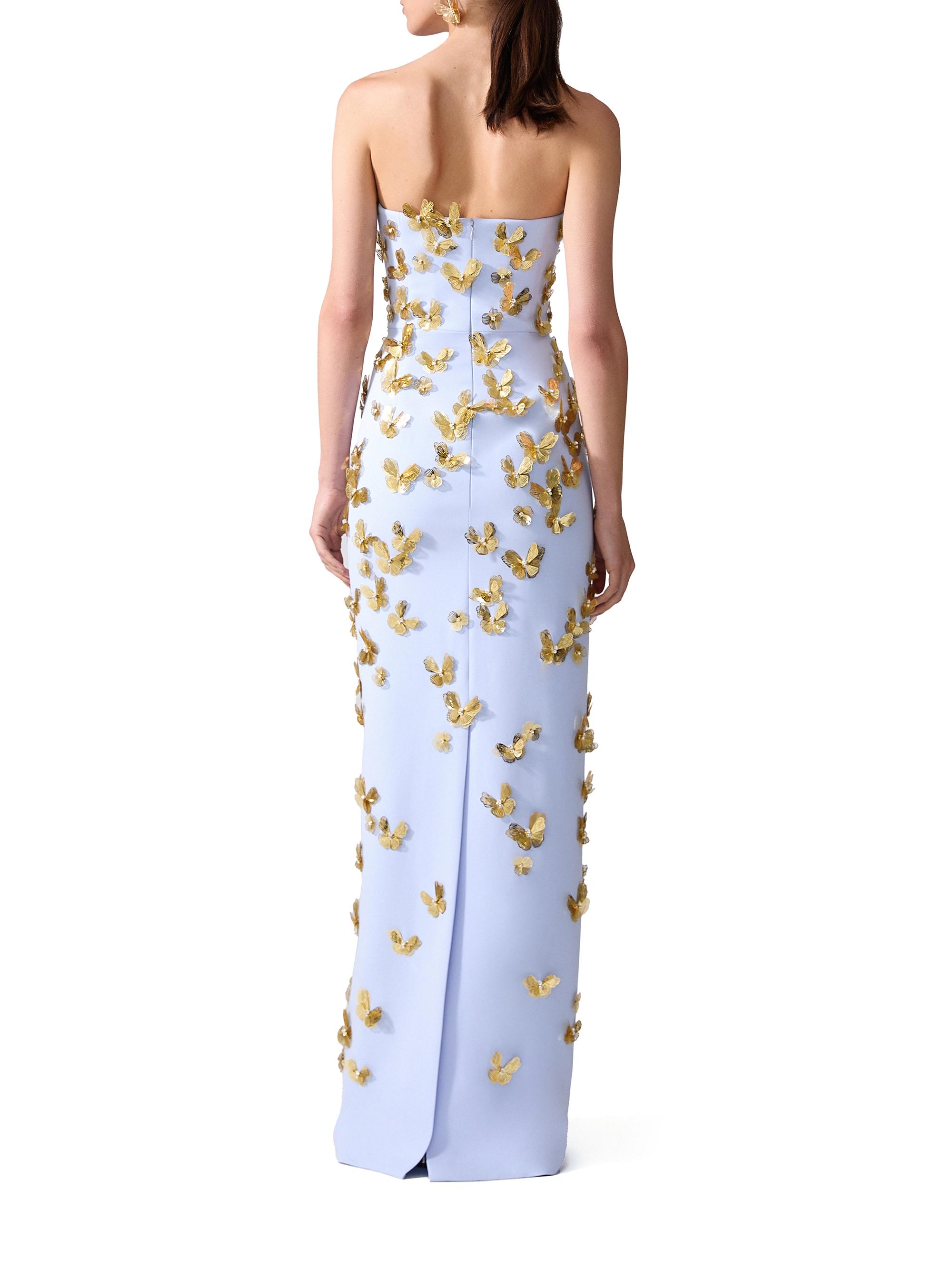 blue sequin dress motel rocks Butterfly Dress (natural) – INDIE BLUE main image 1