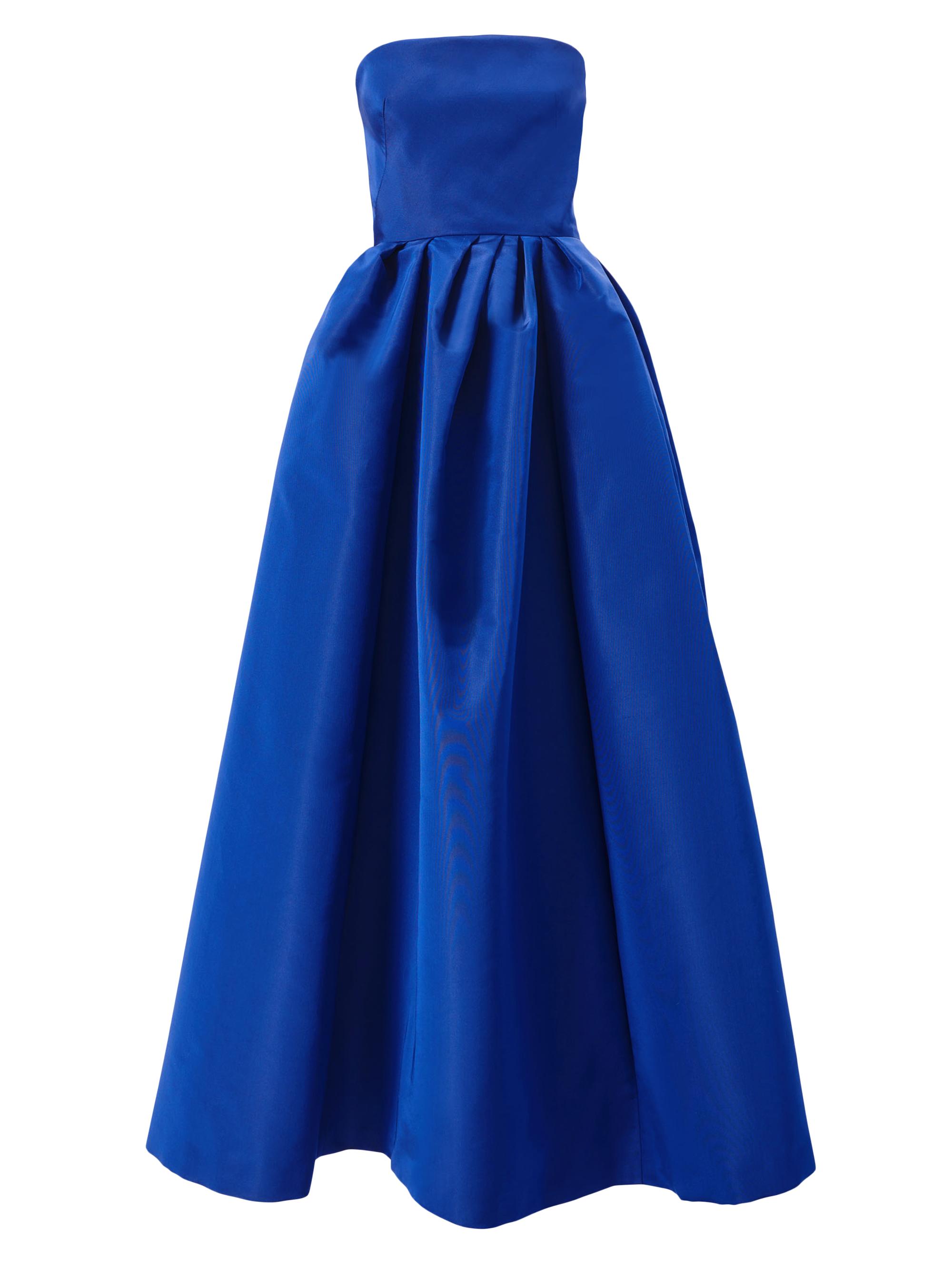 Carolina Herrera Women's Strapless Silk Full Cocktail Dress - Ultramarine