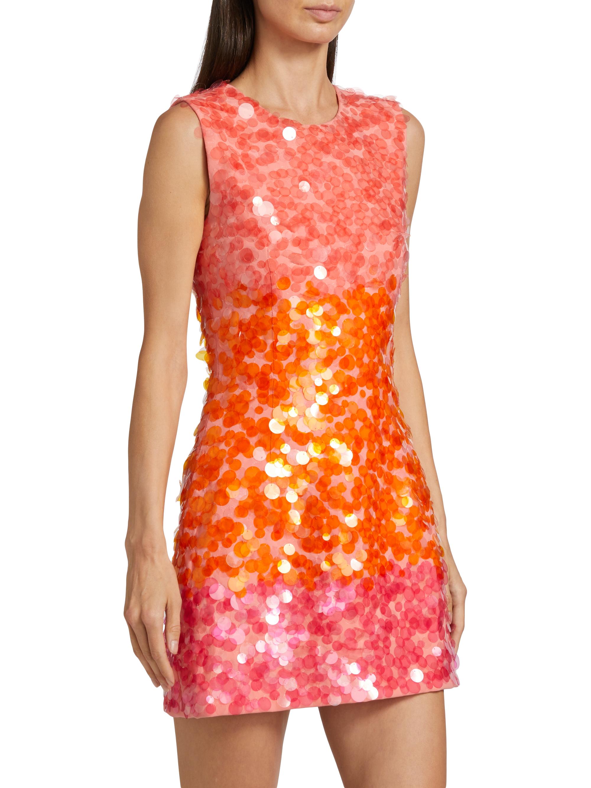 carolina herrera metallic twist tiered mini dress Carolina Herrera Collared Metallic Tweed Mini Shift Dress