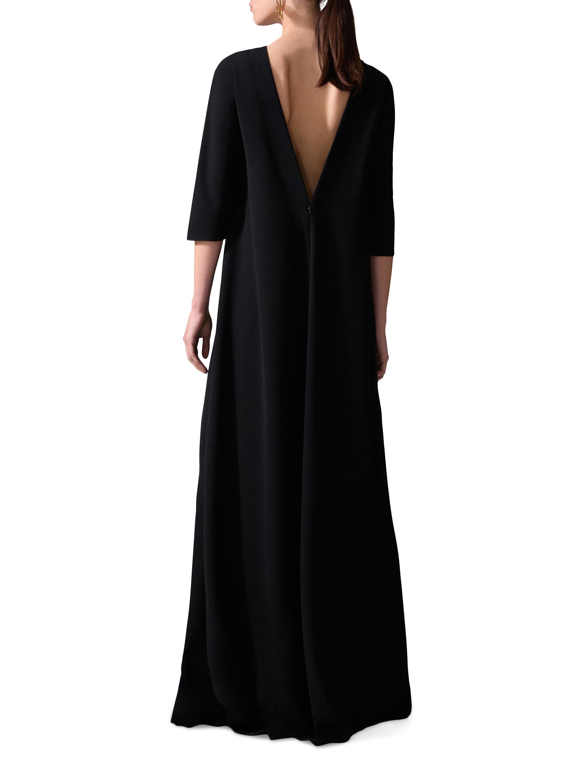 Carolina Herrera Cape Georgette Asymmetric Top | Saks Fifth Avenue