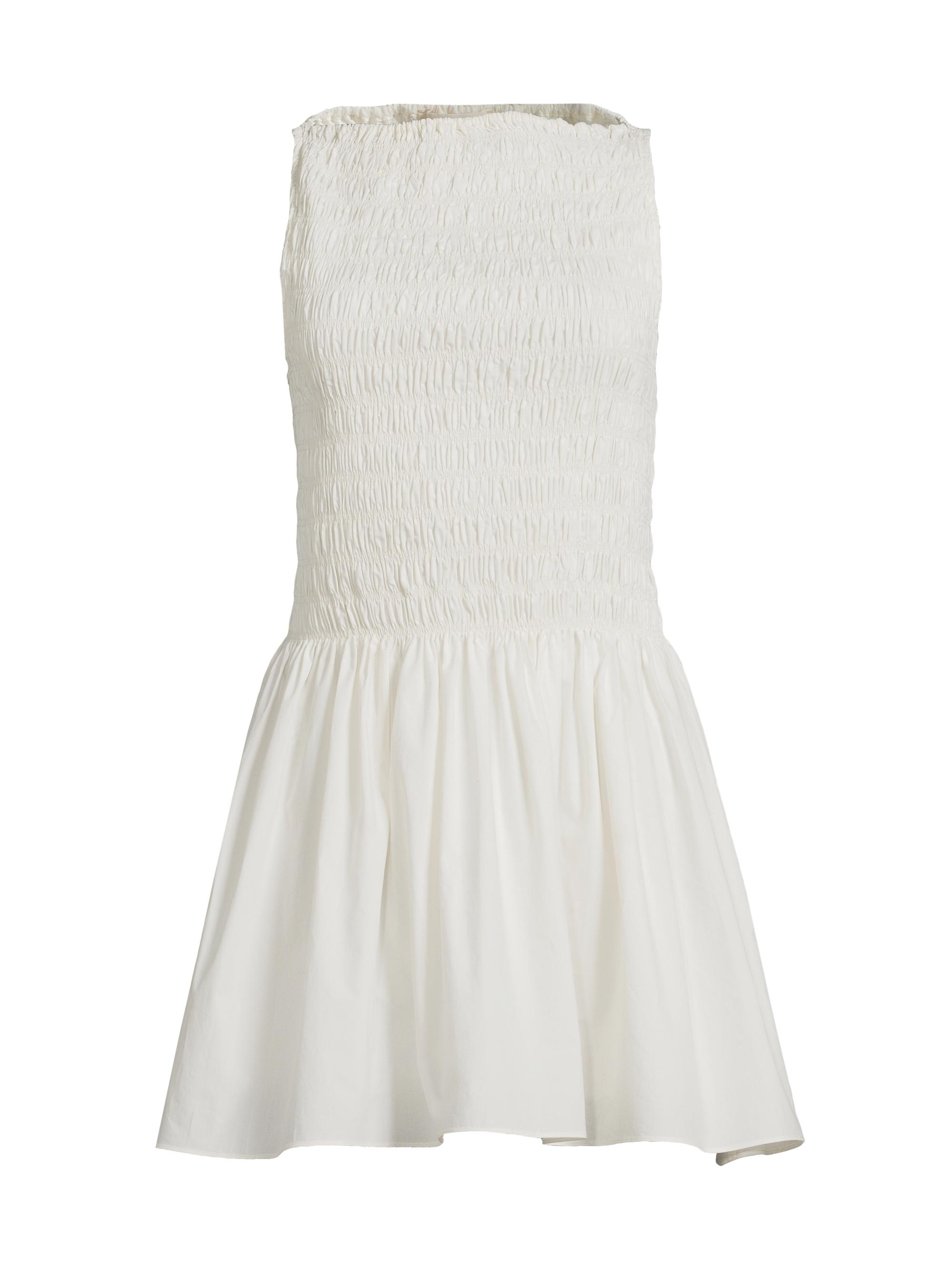 Faithfull the Brand Women's Noa Smocked Minidress - White