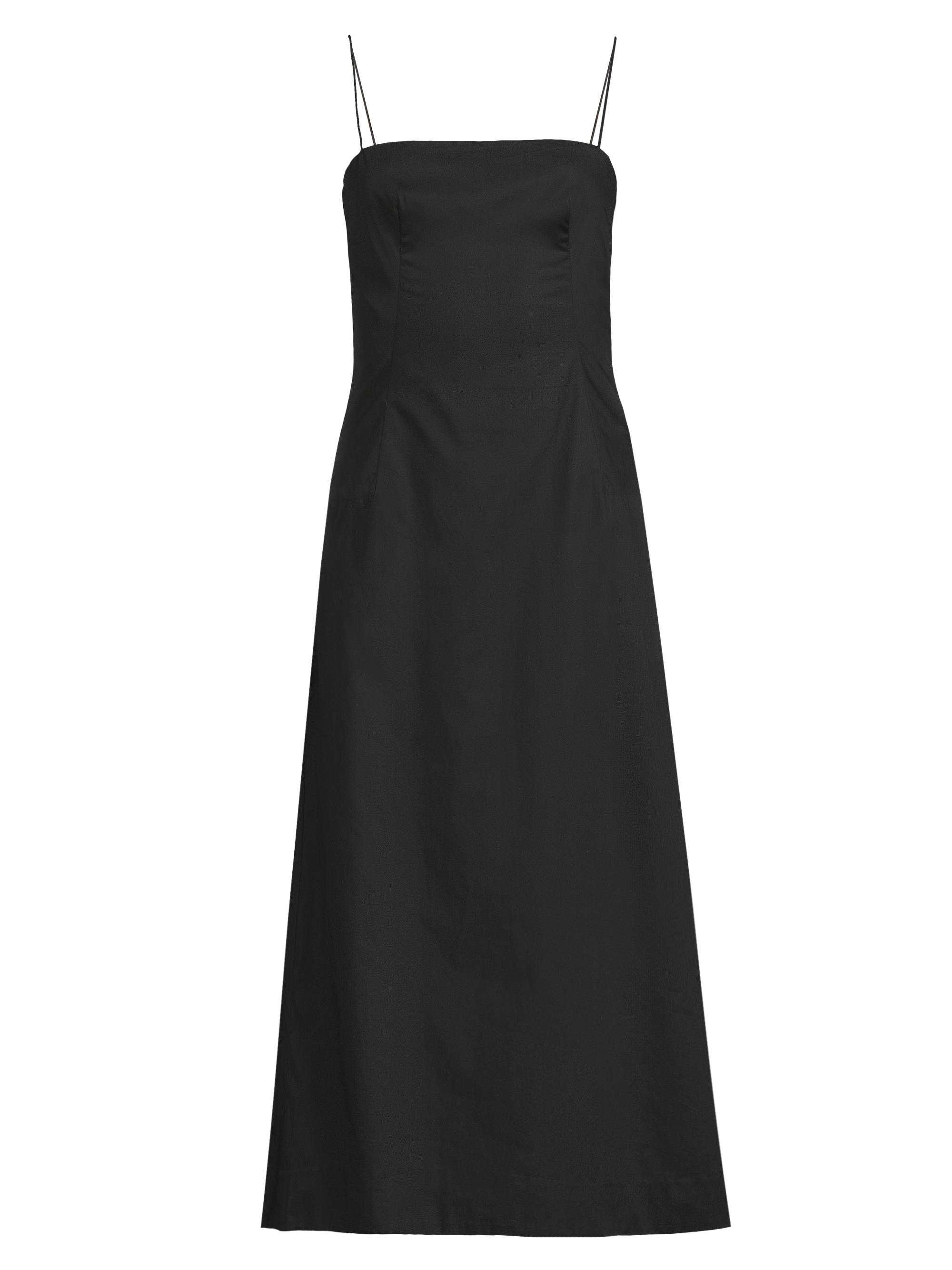 Faithfull the Brand Women's Ostano Cotton Midi-Dress - Black