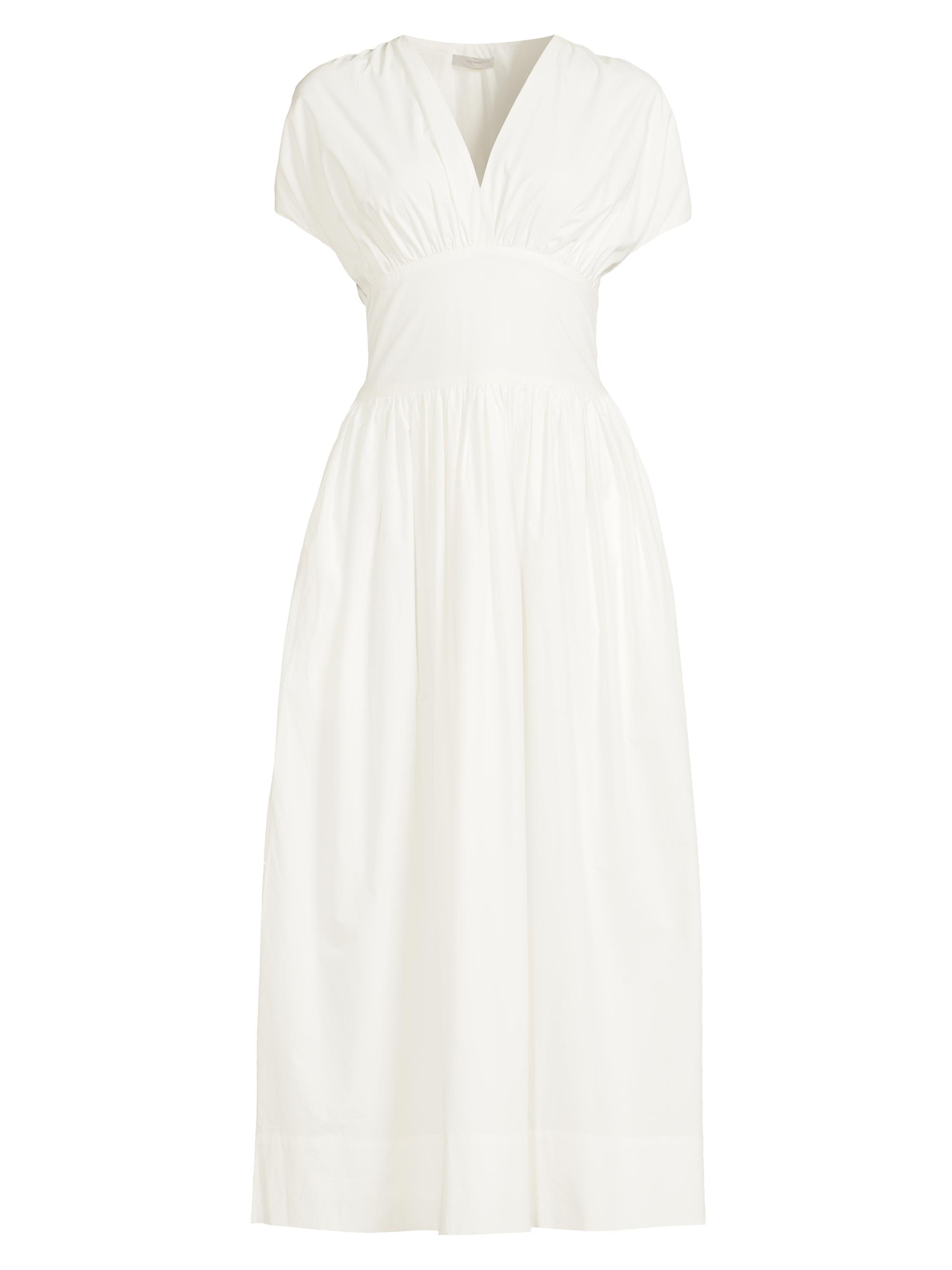 Faithfull the Brand Women's Auve Cotton Midi-Dress - White