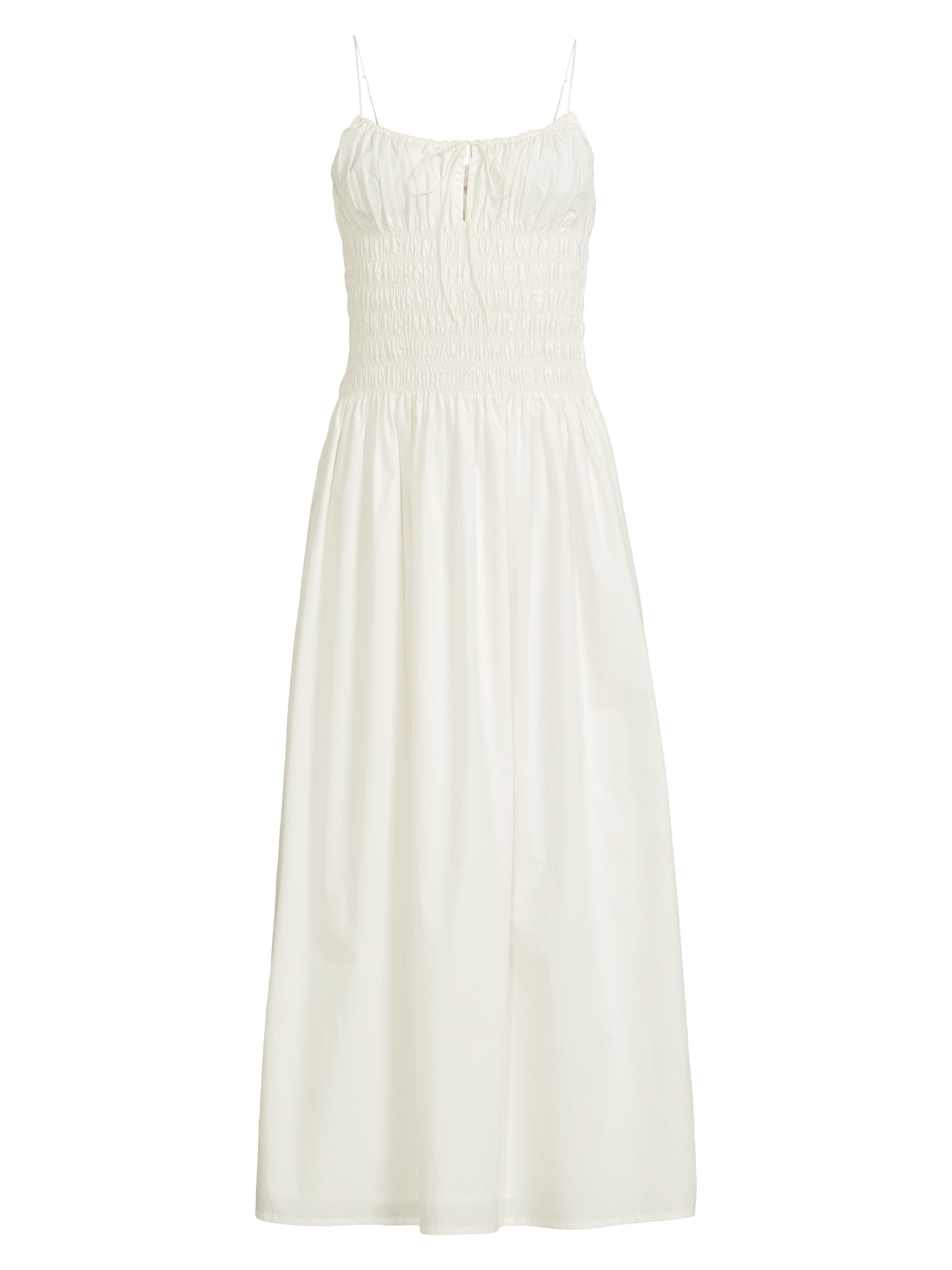 Faithfull the Brand Women's Aya Smocked Cover-Up Midi-Dress - White