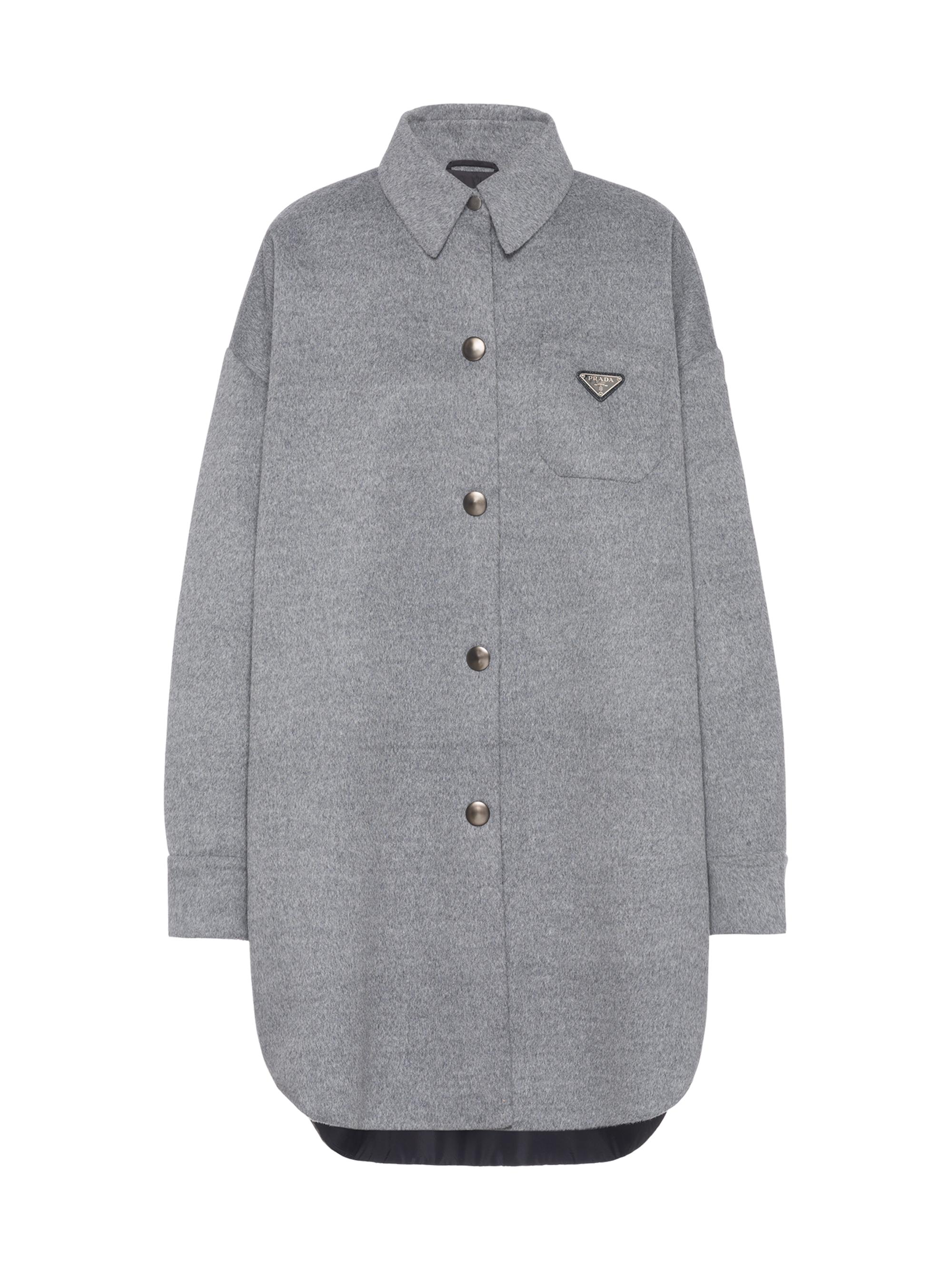 Prada Women's Cashgora Coat - Grey