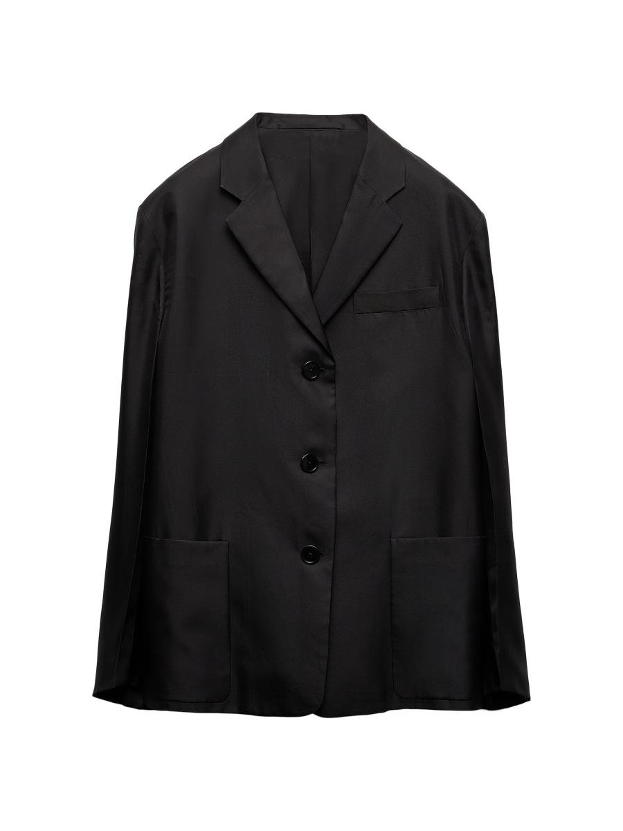 Prada Single-Breasted Twill Jacket | Saks Fifth Avenue