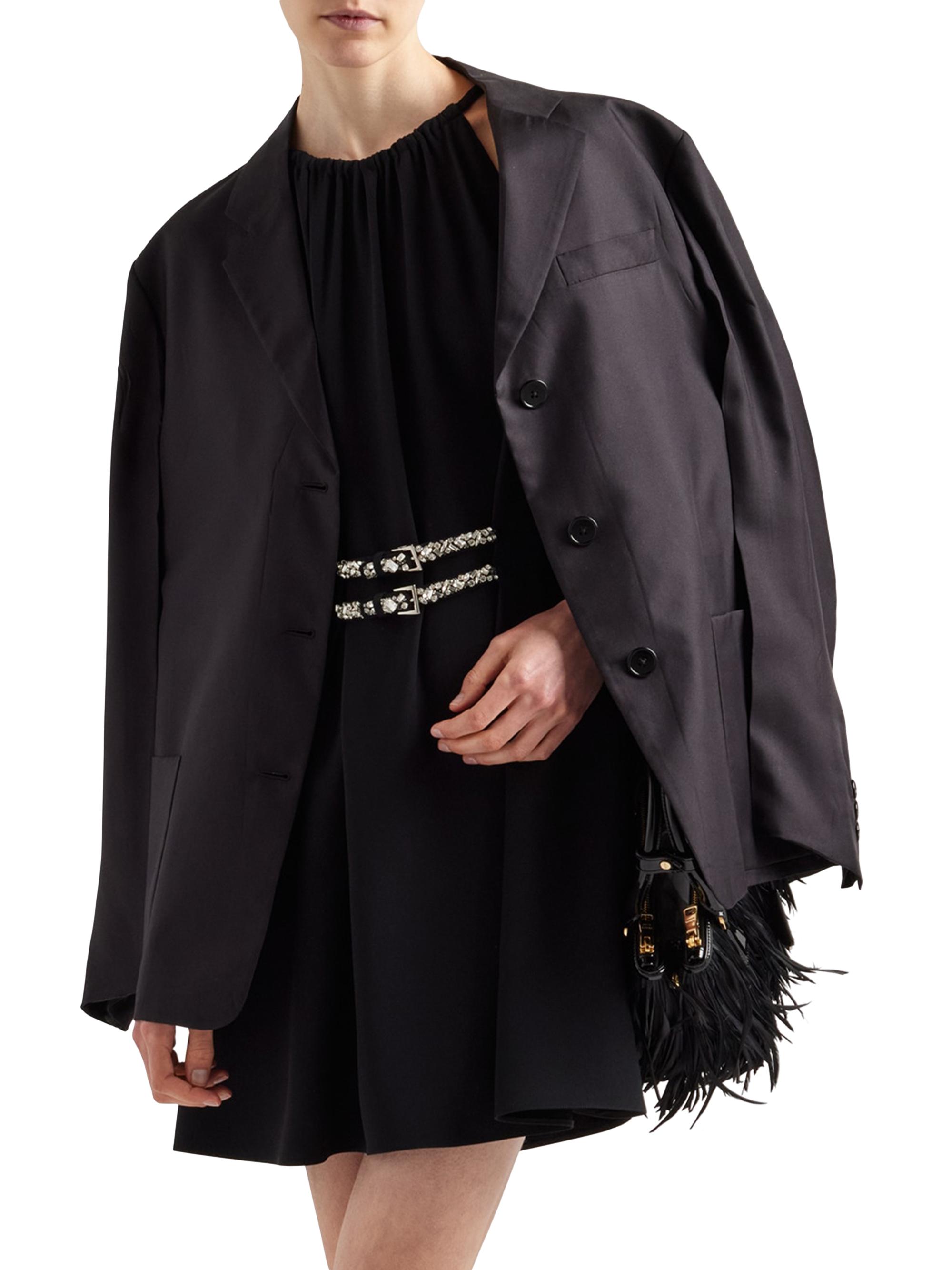 Prada Single-Breasted Twill Jacket | Saks Fifth Avenue