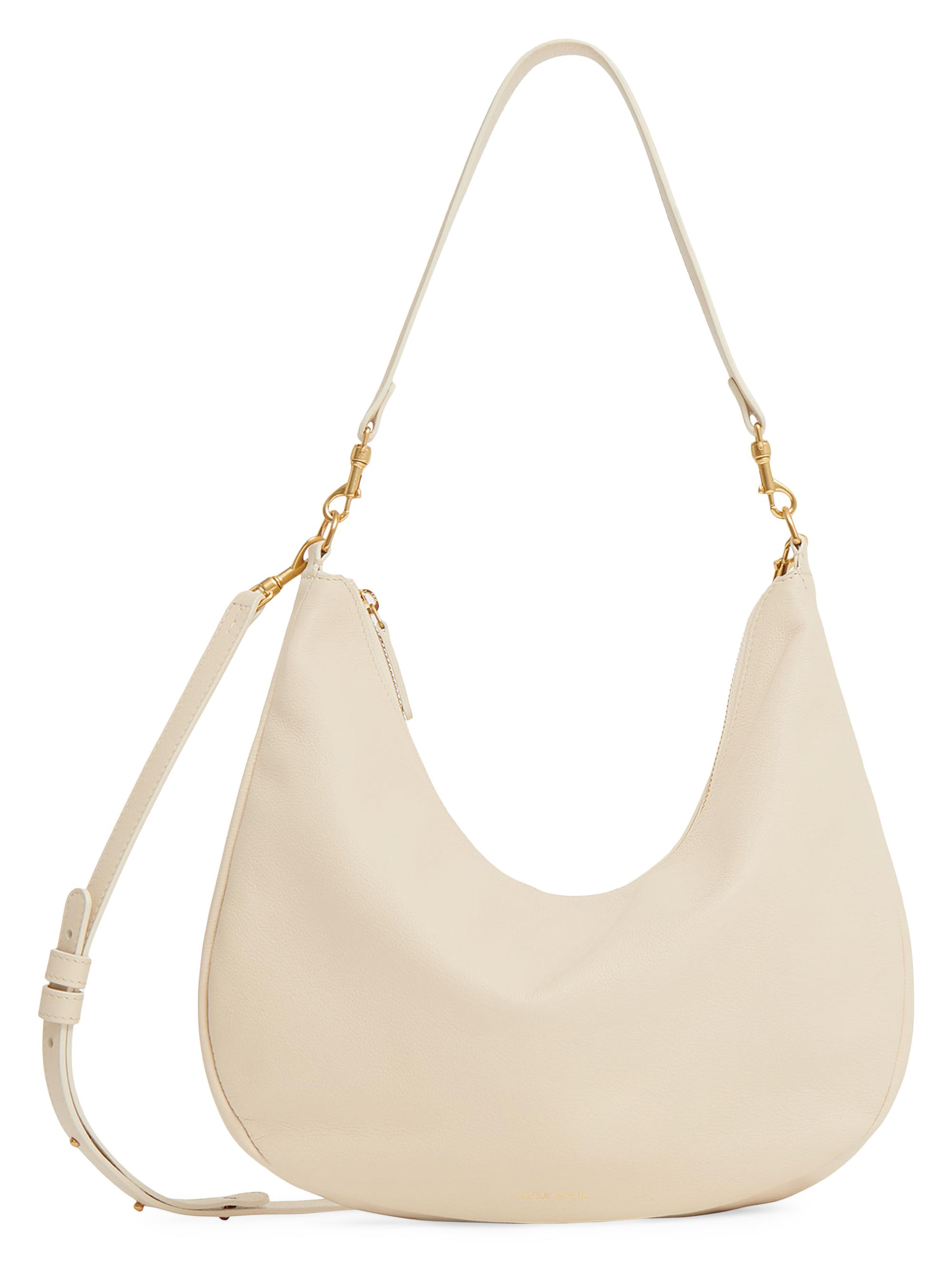 Mansur Gavriel Women's Swing Leather Shoulder Bag - Avorio