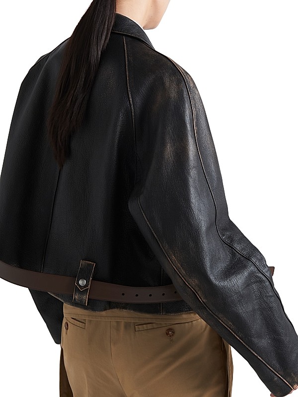 Shop Prada Leather Jacket | Saks Fifth Avenue Shop Prada Leather Jacket | Saks Fifth Avenue