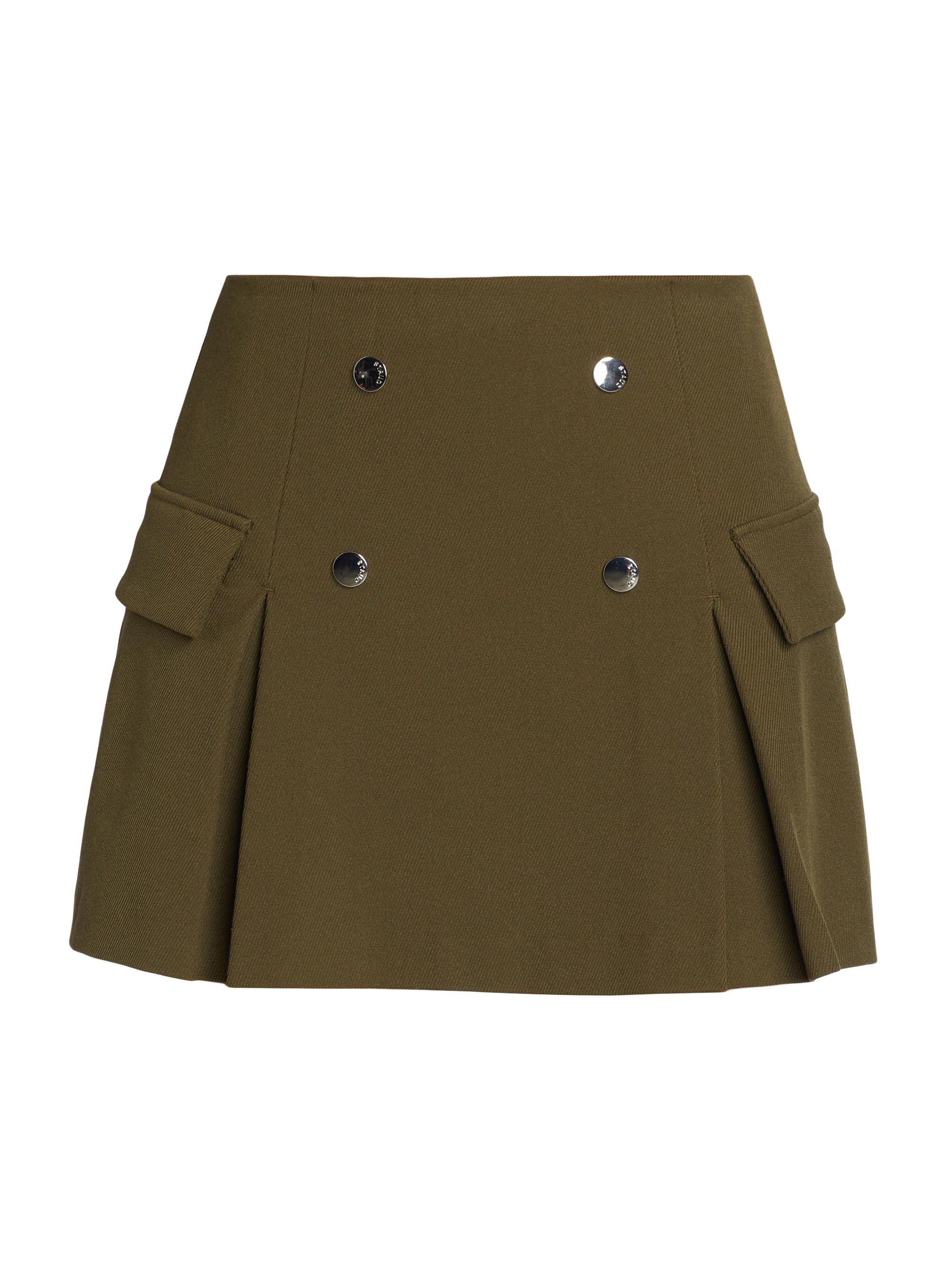 Staud Women's Division Cargo Miniskirt - Sergeant Green